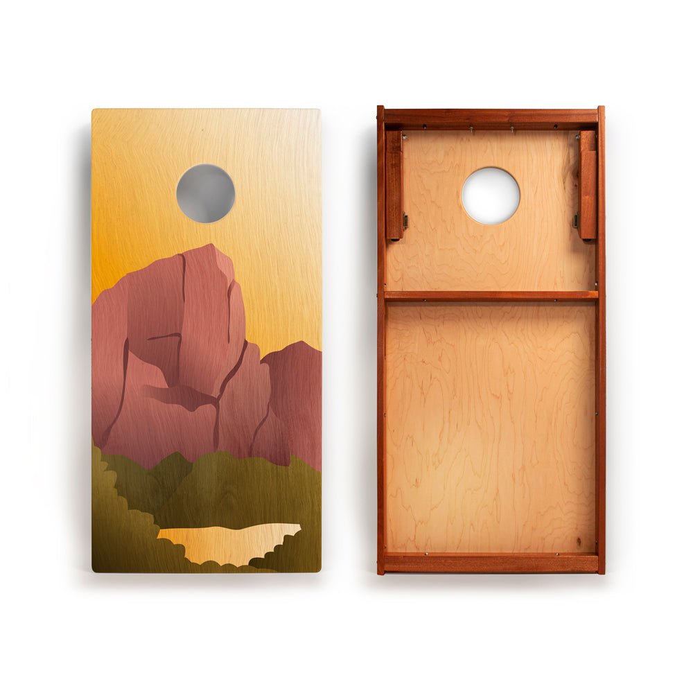2ft x 4ft Graphic Wood Classic Cornhole Set | National Parks Inspired Collection