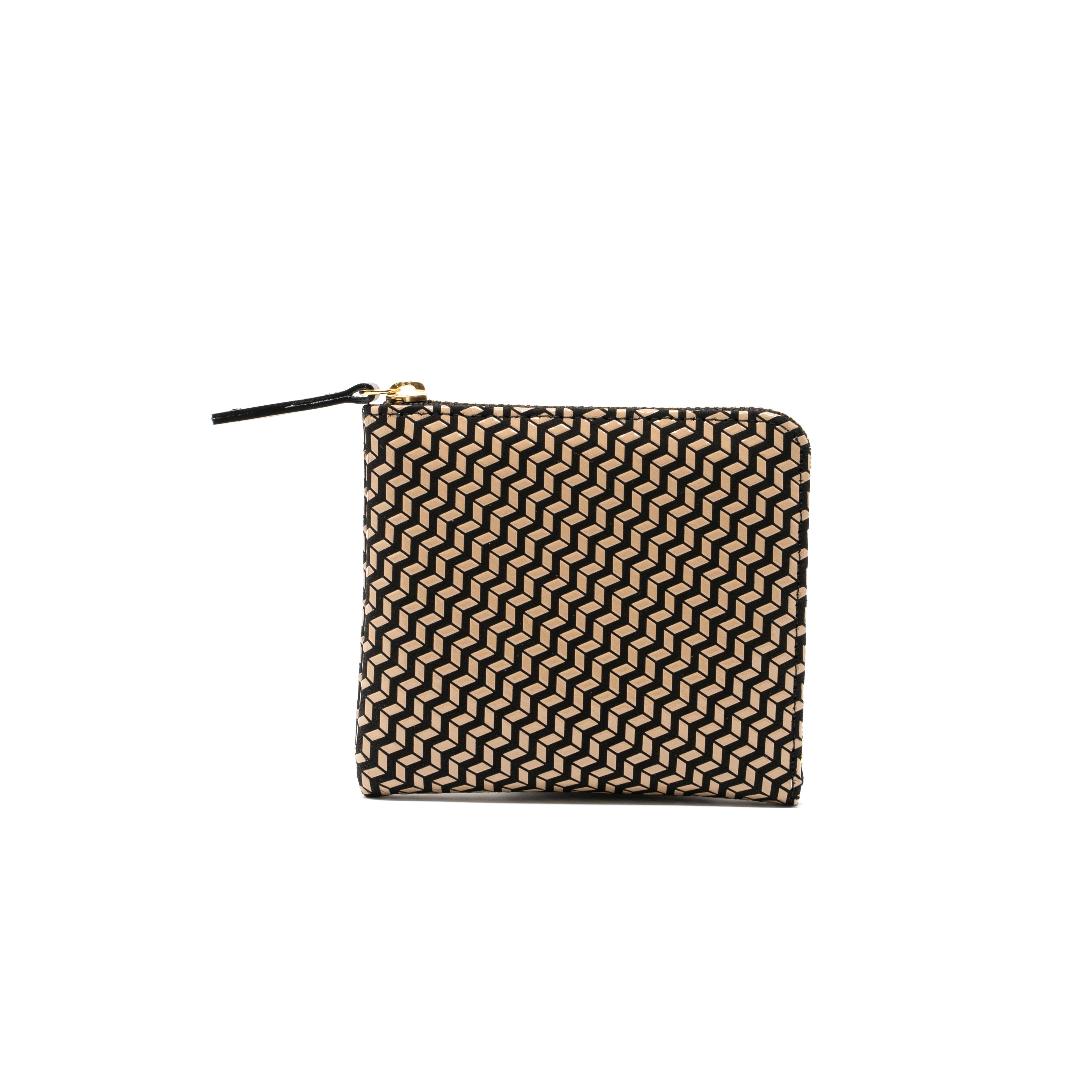 Zipped Coin Purse (Large) - Chevron-S