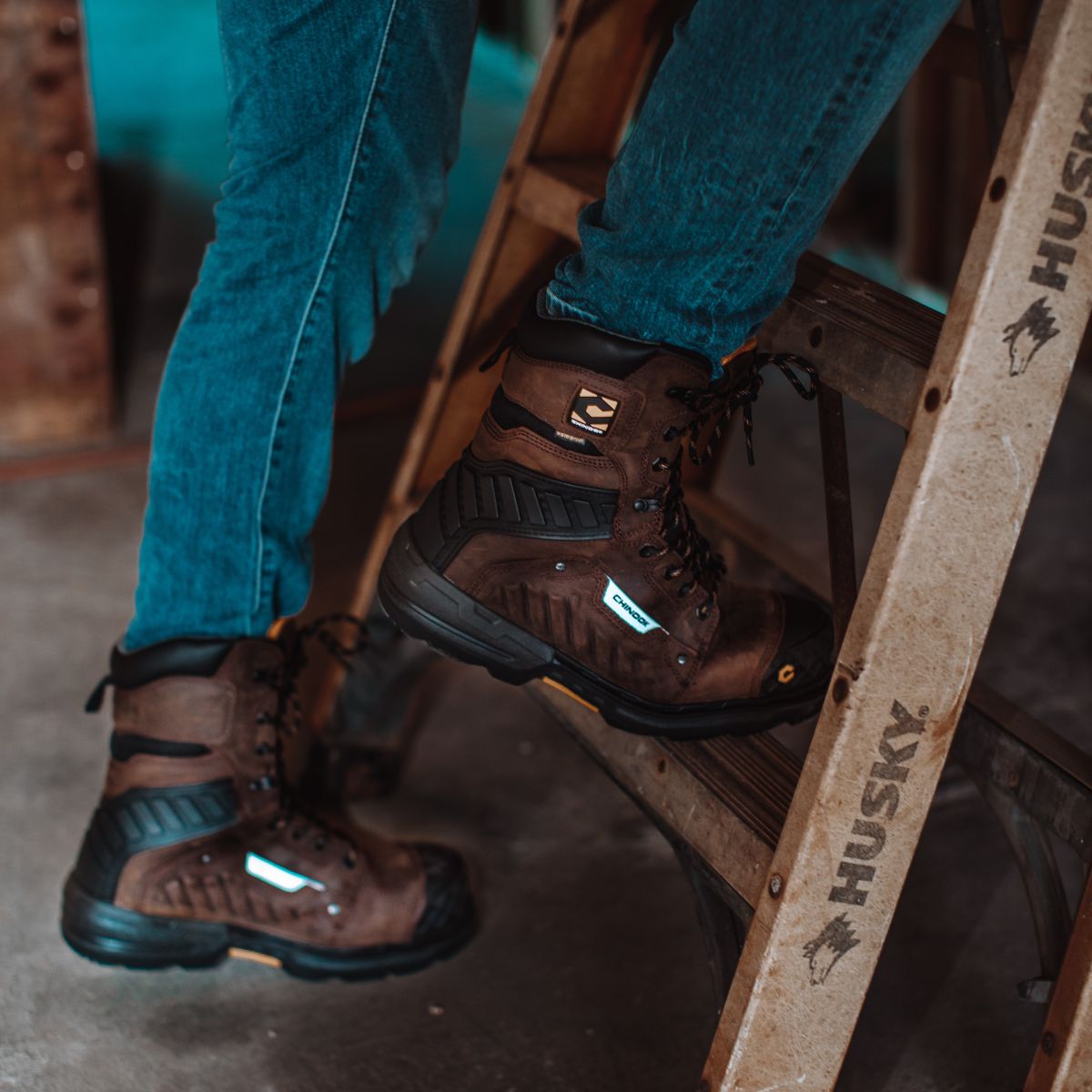 Scorpion 9” Composite Toe Men's Waterproof Work Boot – Brown