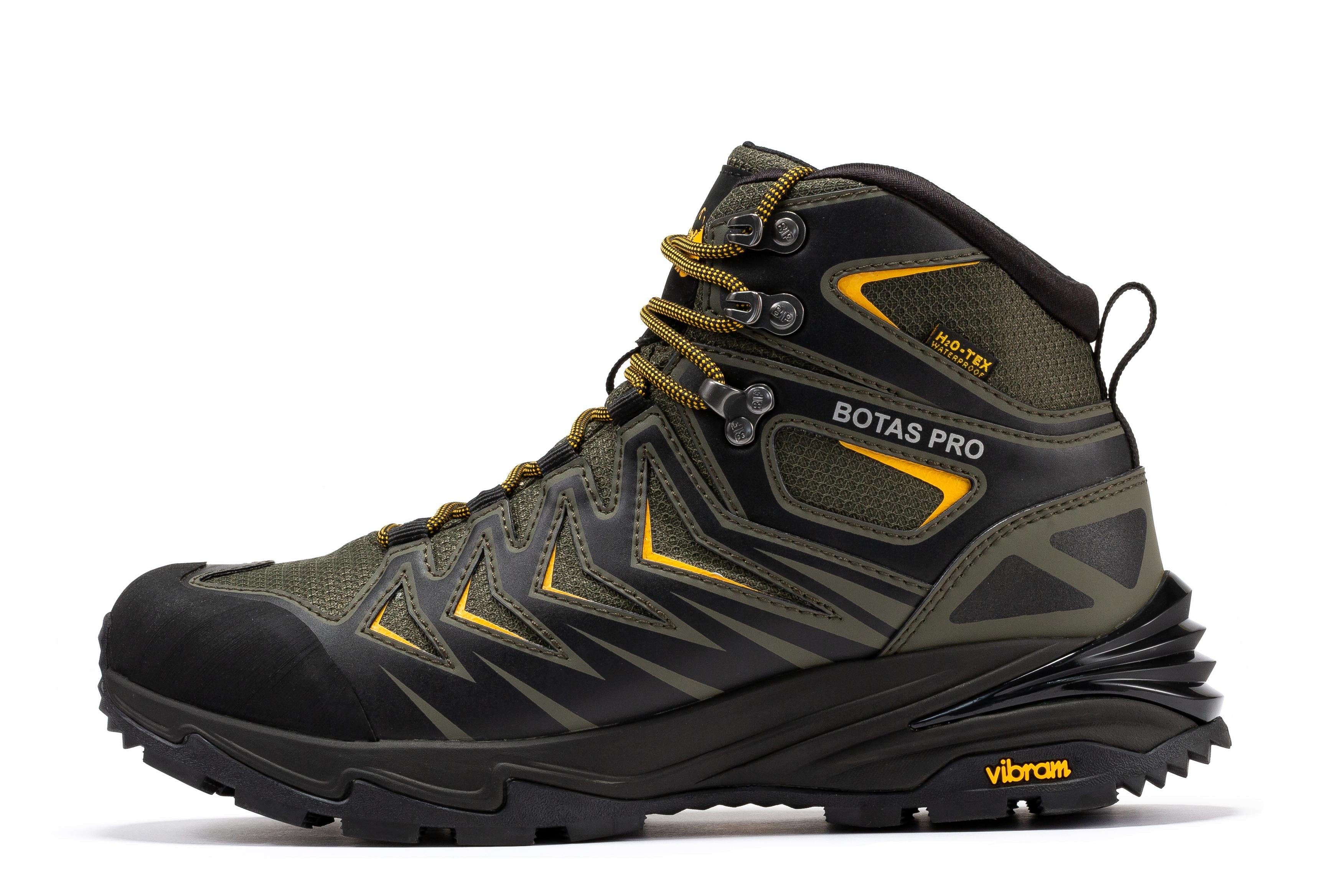 Botas Pro Metallic Green 6 Inch Waterproof Hiking Boots with VIBRAMĀ® Traction Lug Outsole BP22111