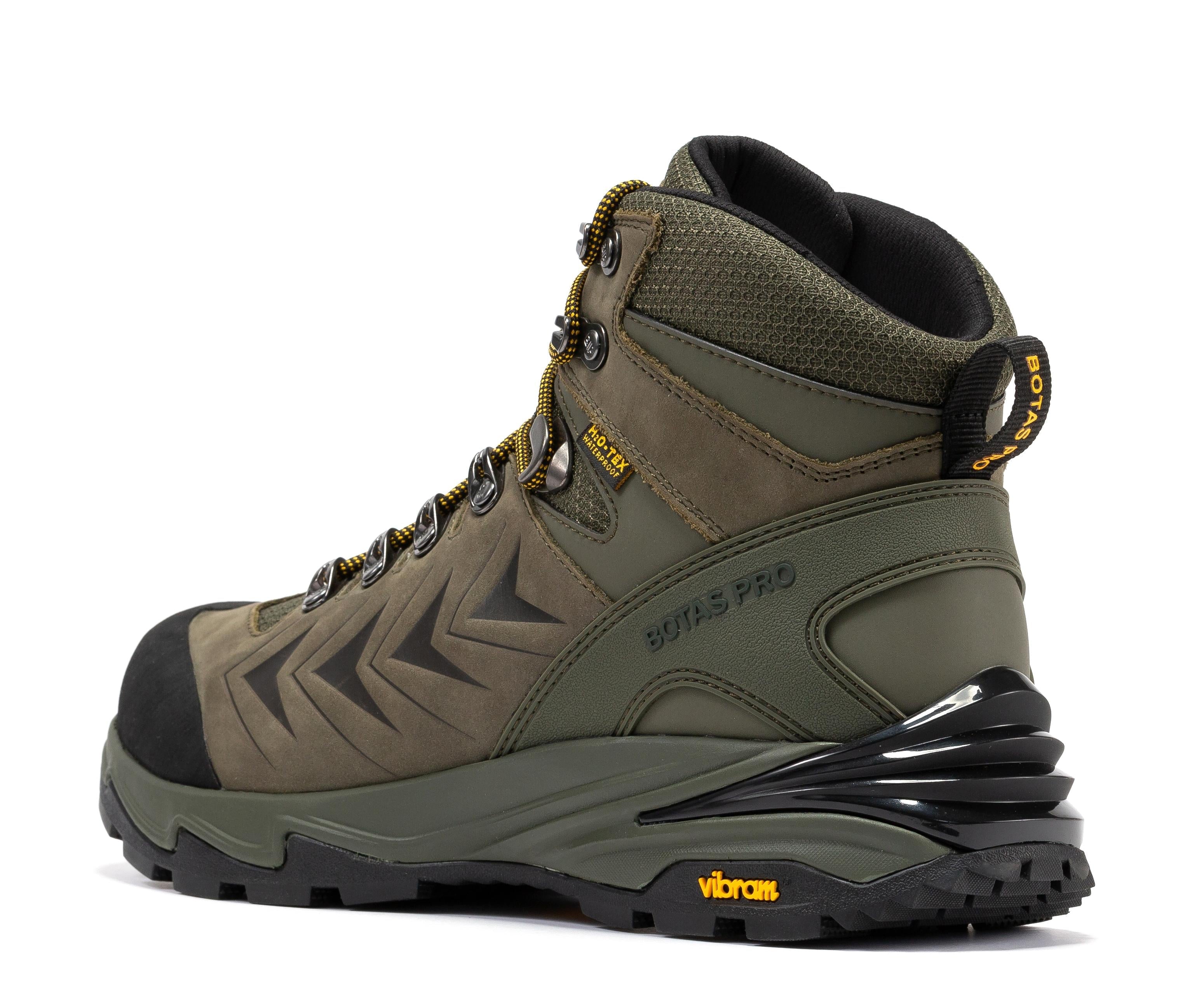 Botas Pro Olive 6 Inch Waterproof Hiking Boots with VIBRAMĀ® Traction Lug Outsole BP22123
