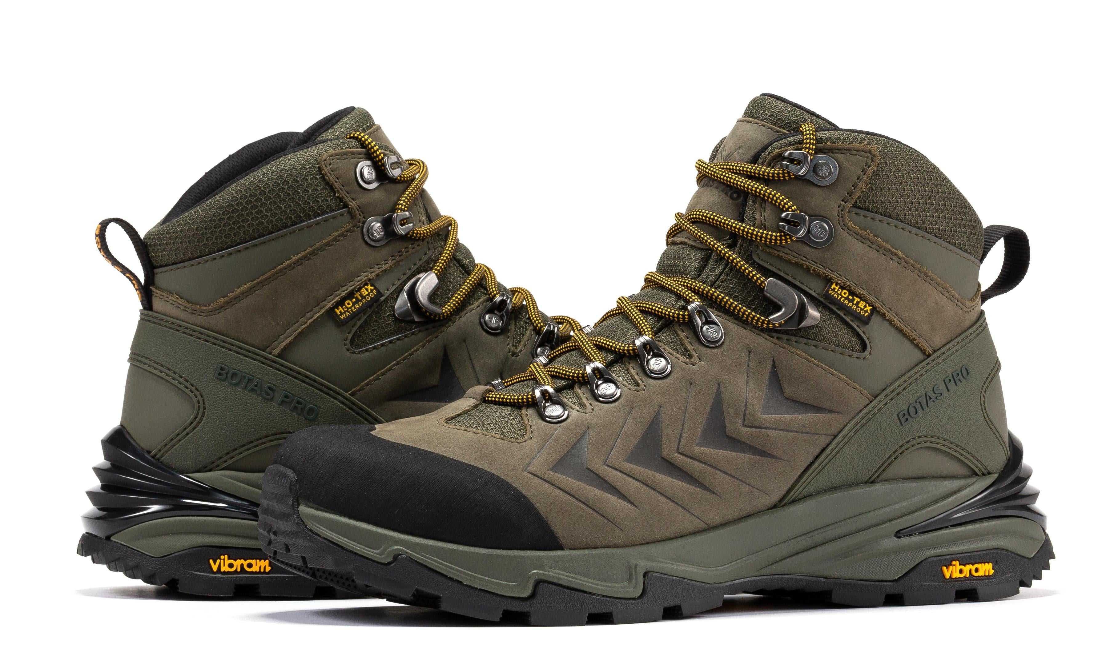 Botas Pro Olive 6 Inch Waterproof Hiking Boots with VIBRAMĀ® Traction Lug Outsole BP22123