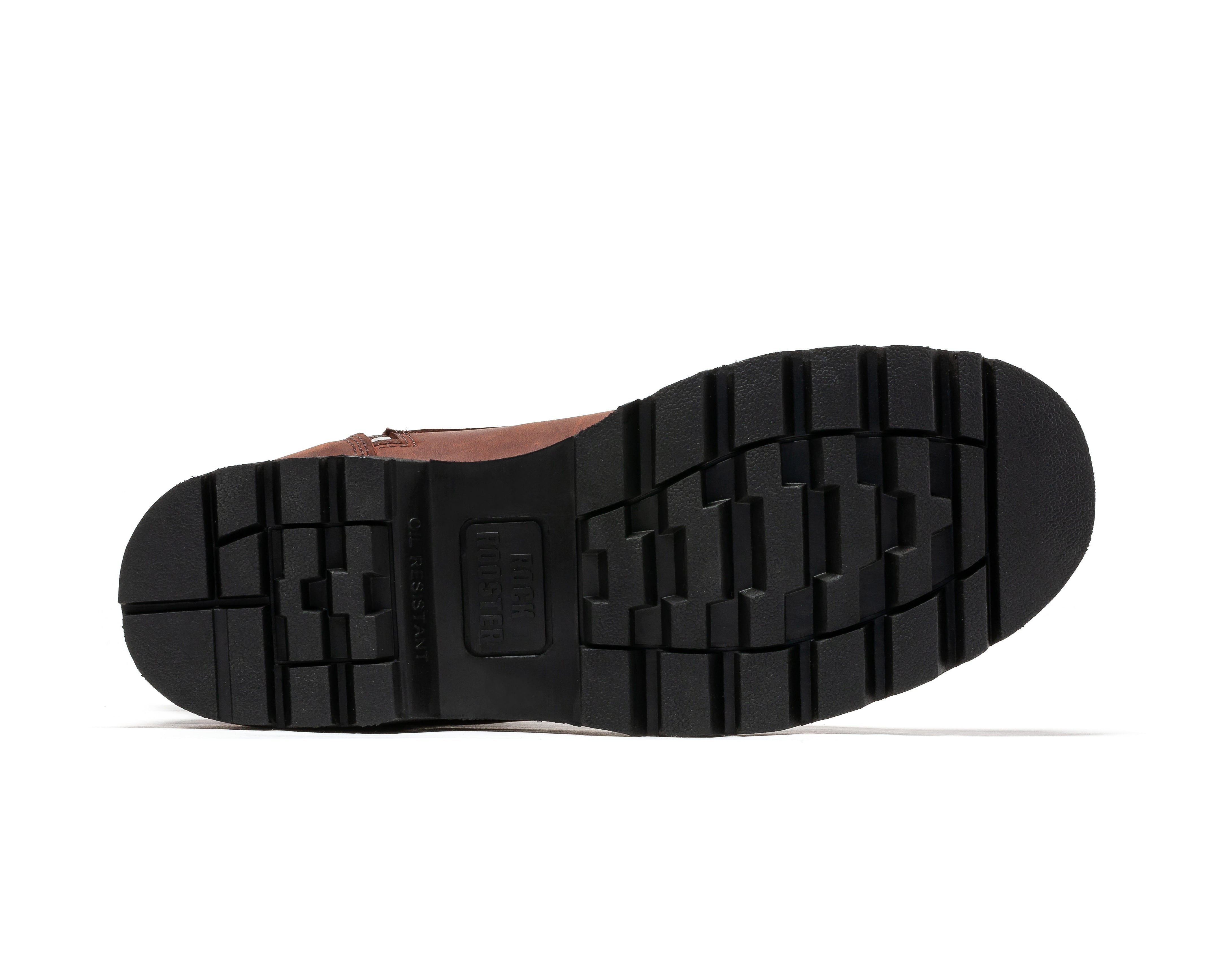 Mantua Men's 8 inch Zip-sided Soft Toe Lug Sole Work Boots SAP130