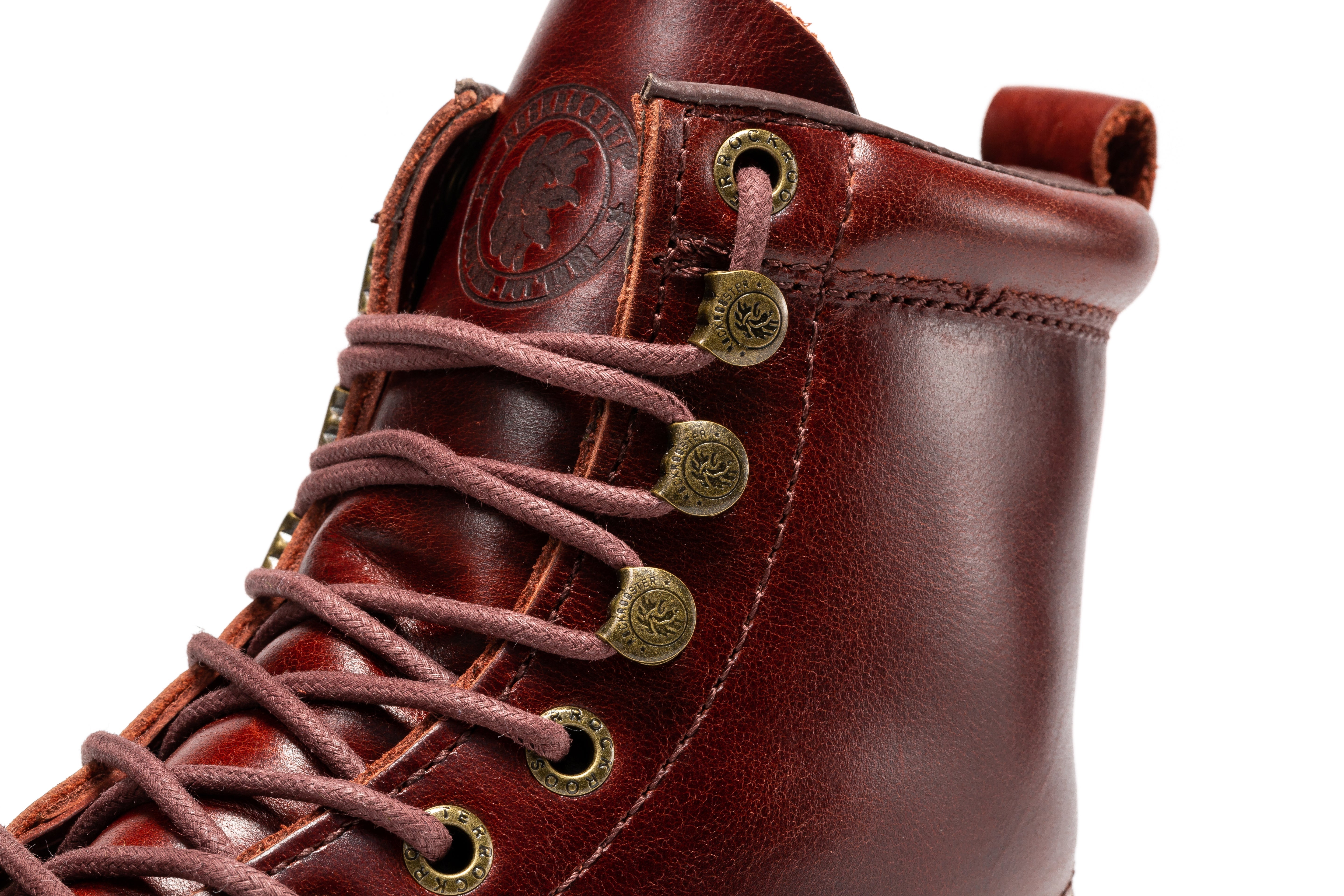 Norwood Cherry Brown Men's 6 inch Soft Toe Wedge Work Boots SAP600