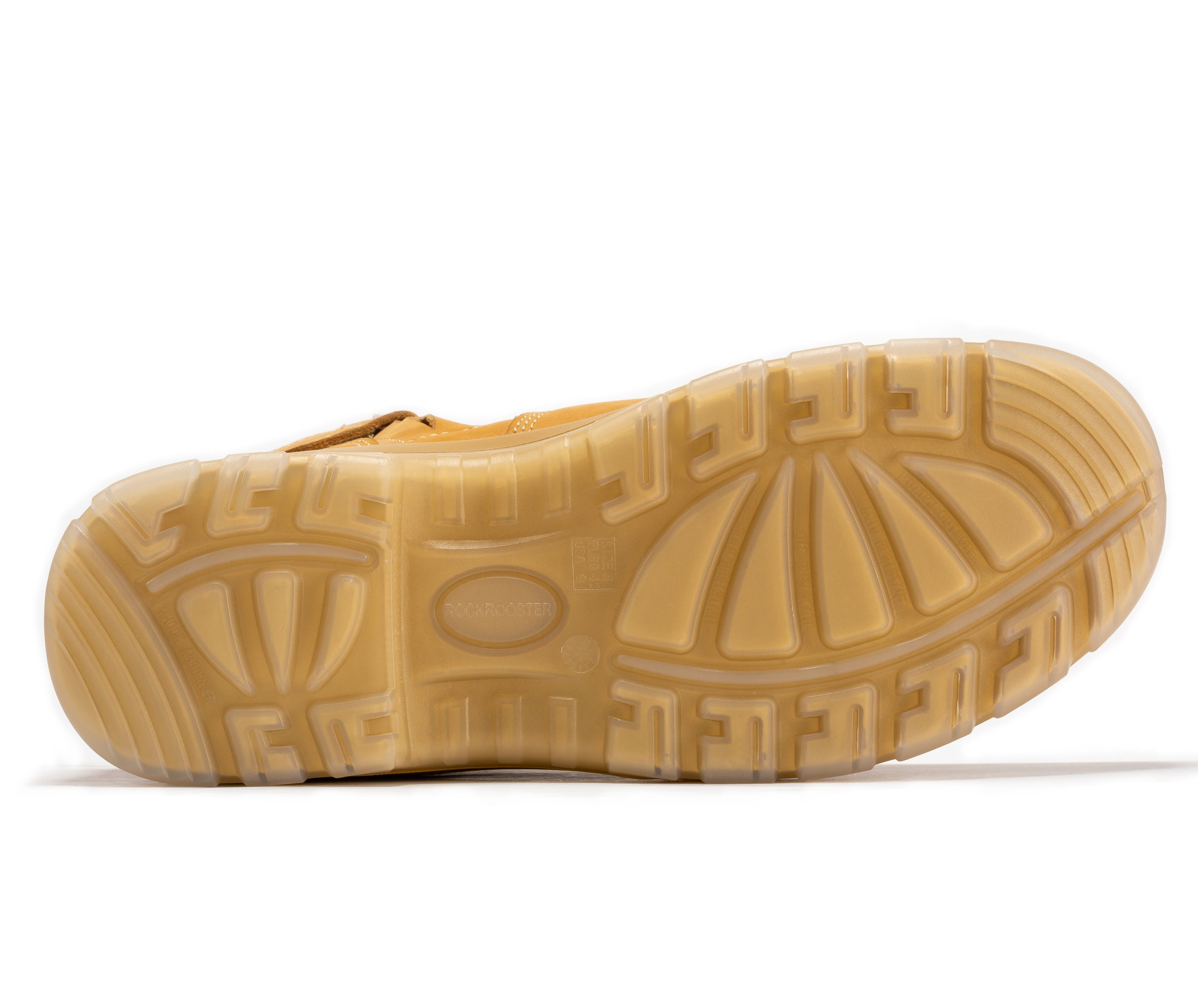 Woodland Wheat 6 inch Composite Toe Zip-sided Leather Work Boots AK659