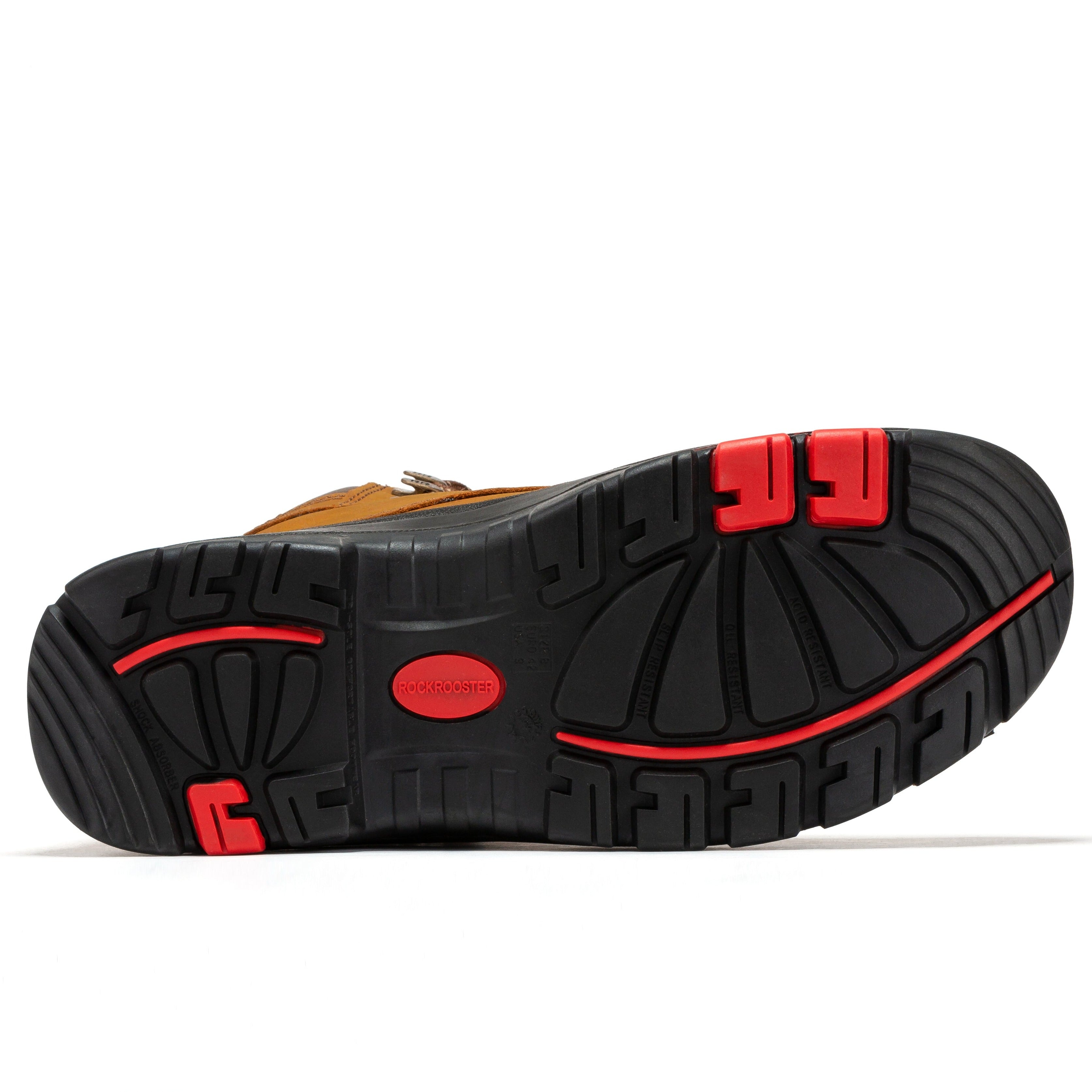 Zumbro 6 inch Wide Steel Toe, Rubber Outsole, EH Protection, ASTM 2413, Work Boots AK370