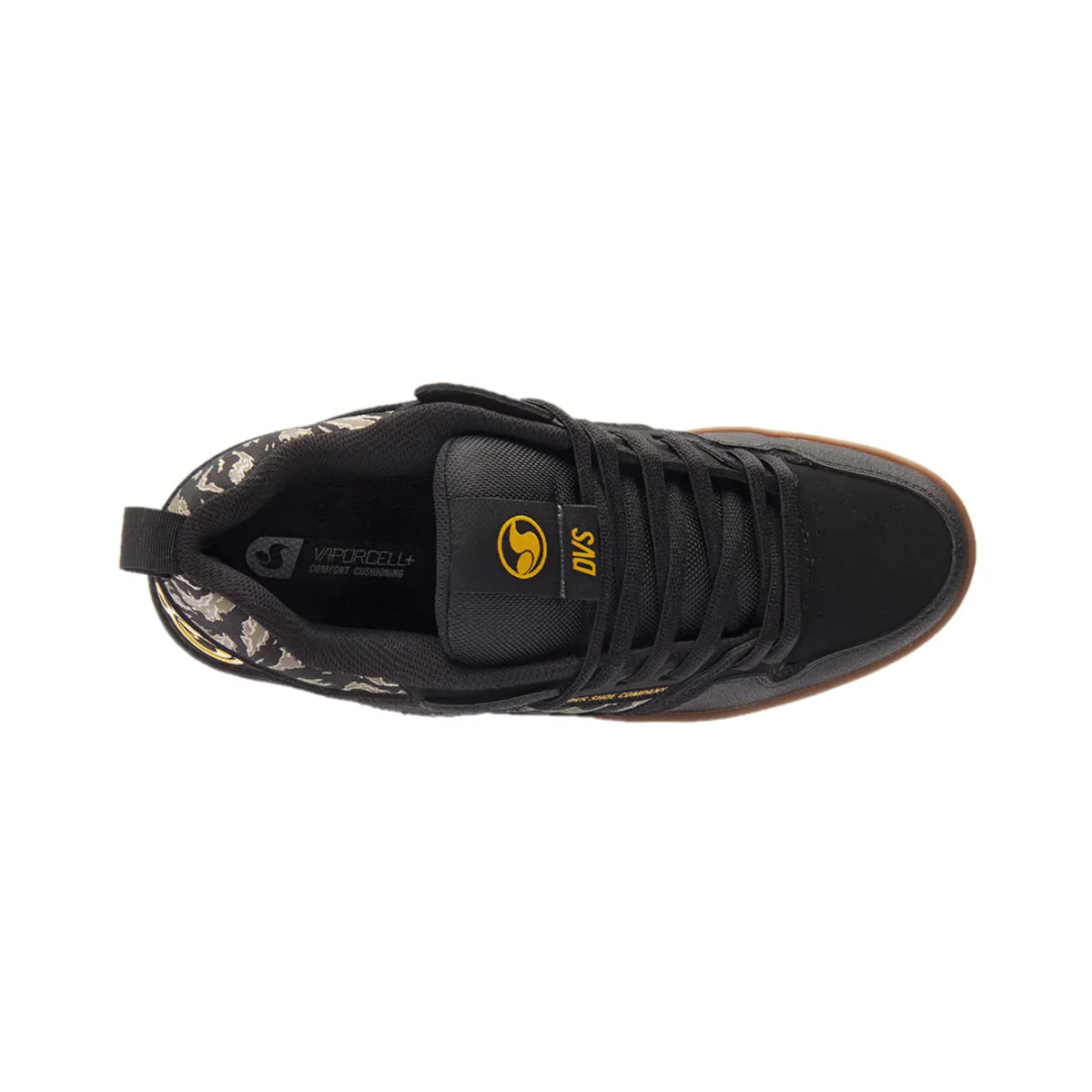 DVS F0000323011 COMANCHE 2.0+ MN'S (Medium) Black/Jungle/Camo Leather Skate Shoes