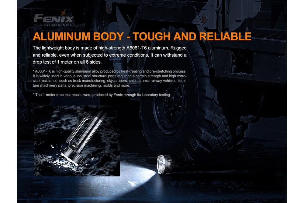 LR80R Rechargeable LED Searchlight - 18000 Lumens