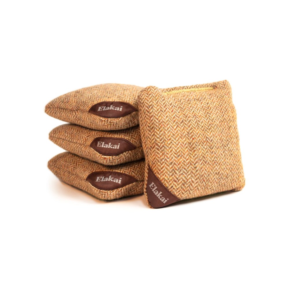 4-in Travel Herringbone Cornhole Bags | Premium All-Weather Collection