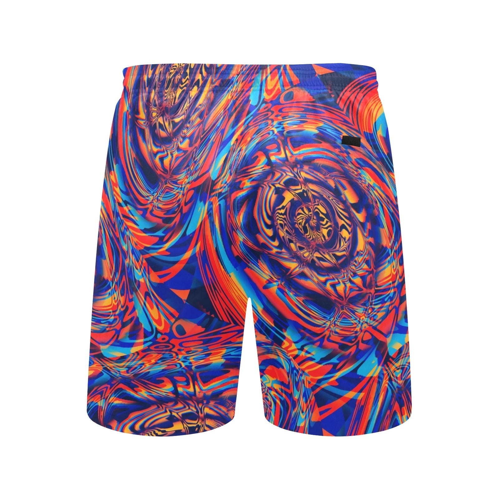 Desert Sunset Fractal Melt Swim Shorts