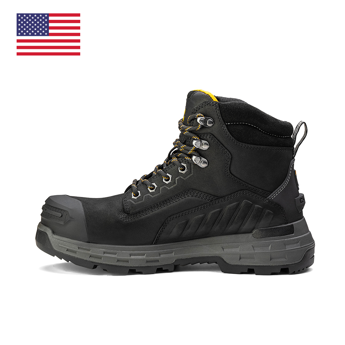 Wildwood 6” Waterproof Composite Toe Black Boot - Made in USA