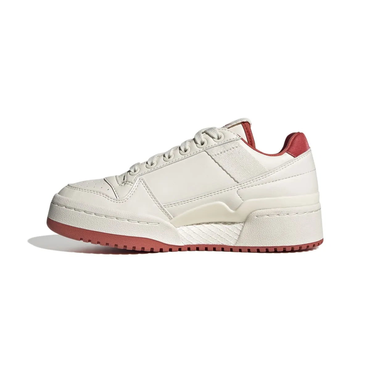 ADIDAS GX7292 FORUM BOLD JR'S (Medium) White/White/Red Synthetic Lifestyle Shoes