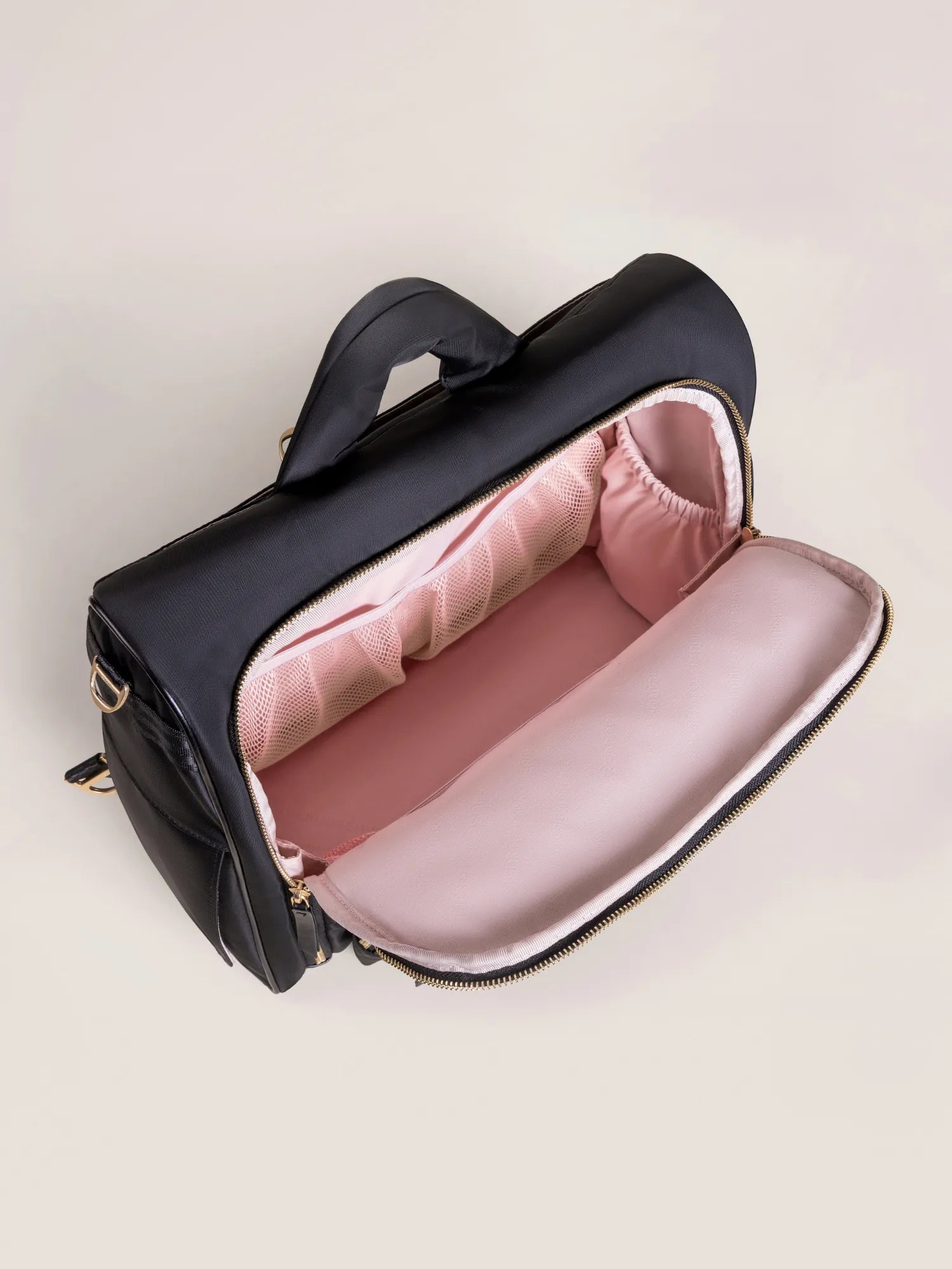 Satchel Black – 3-in-1 Stylish & Versatile Diaper Bag