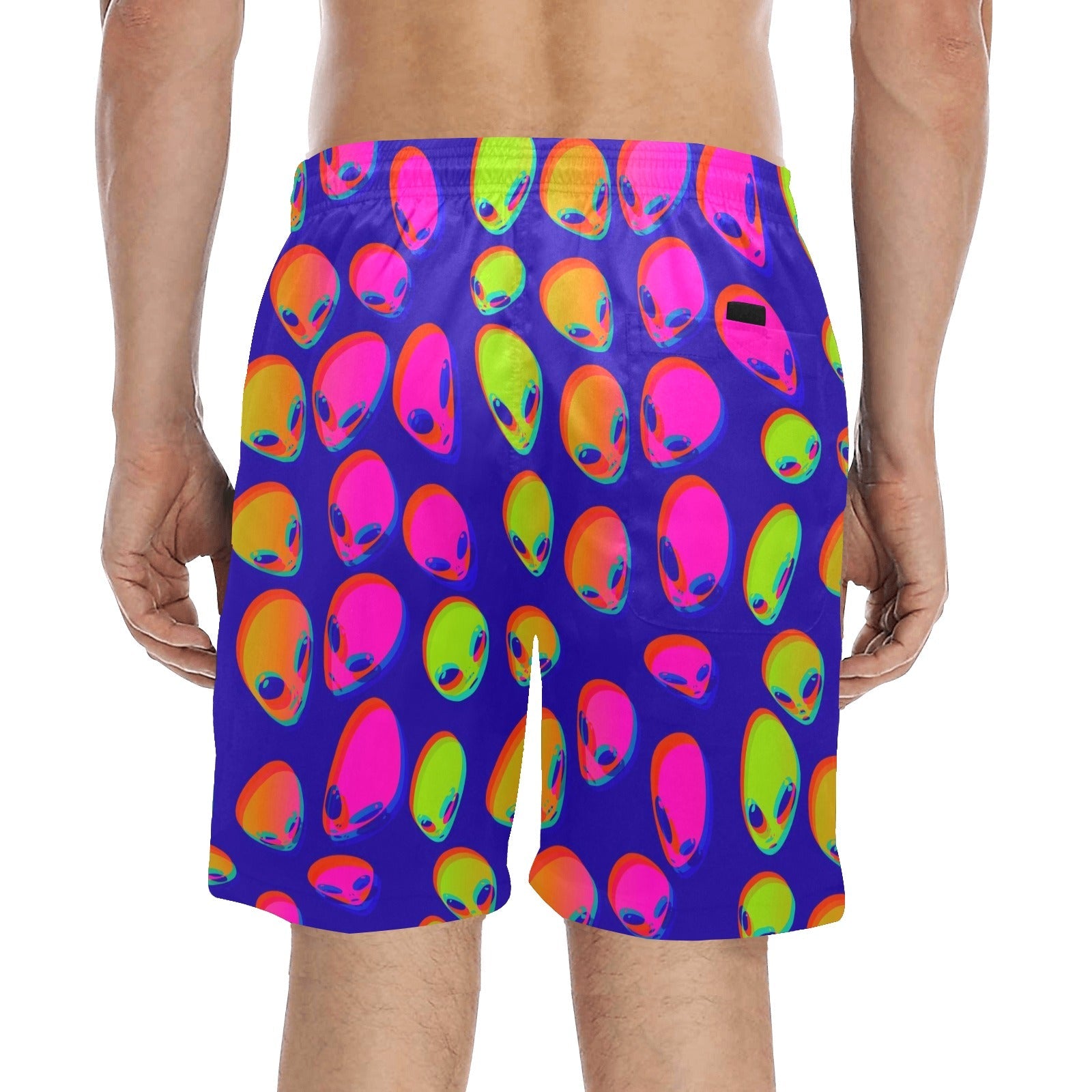 Neon Alien Blast Swim Shorts