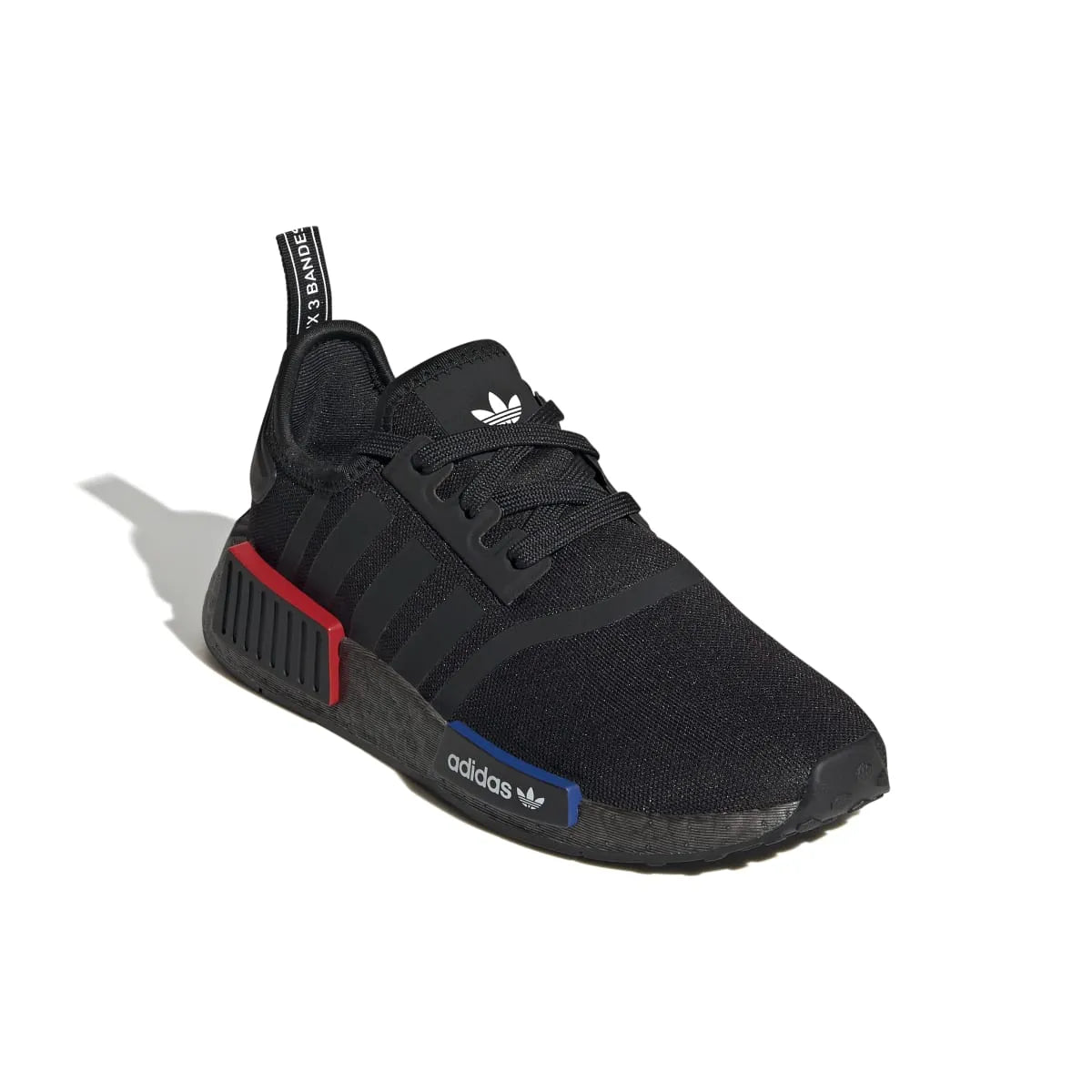 ADIDAS GY4278 NMD_R1 JR'S (Medium) Black/Black/Grey Mesh Running Shoes
