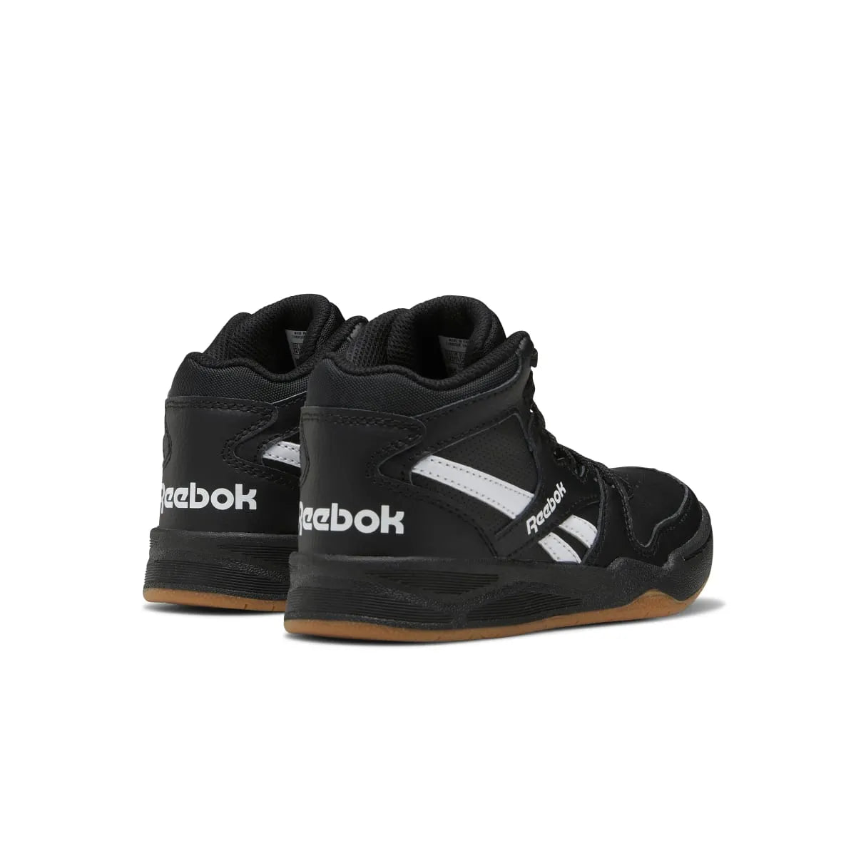 REEBOK GV7028 BB4500 COURT KID'S (Medium) Black/Black/White Synthetic/Leather Basketball Shoes