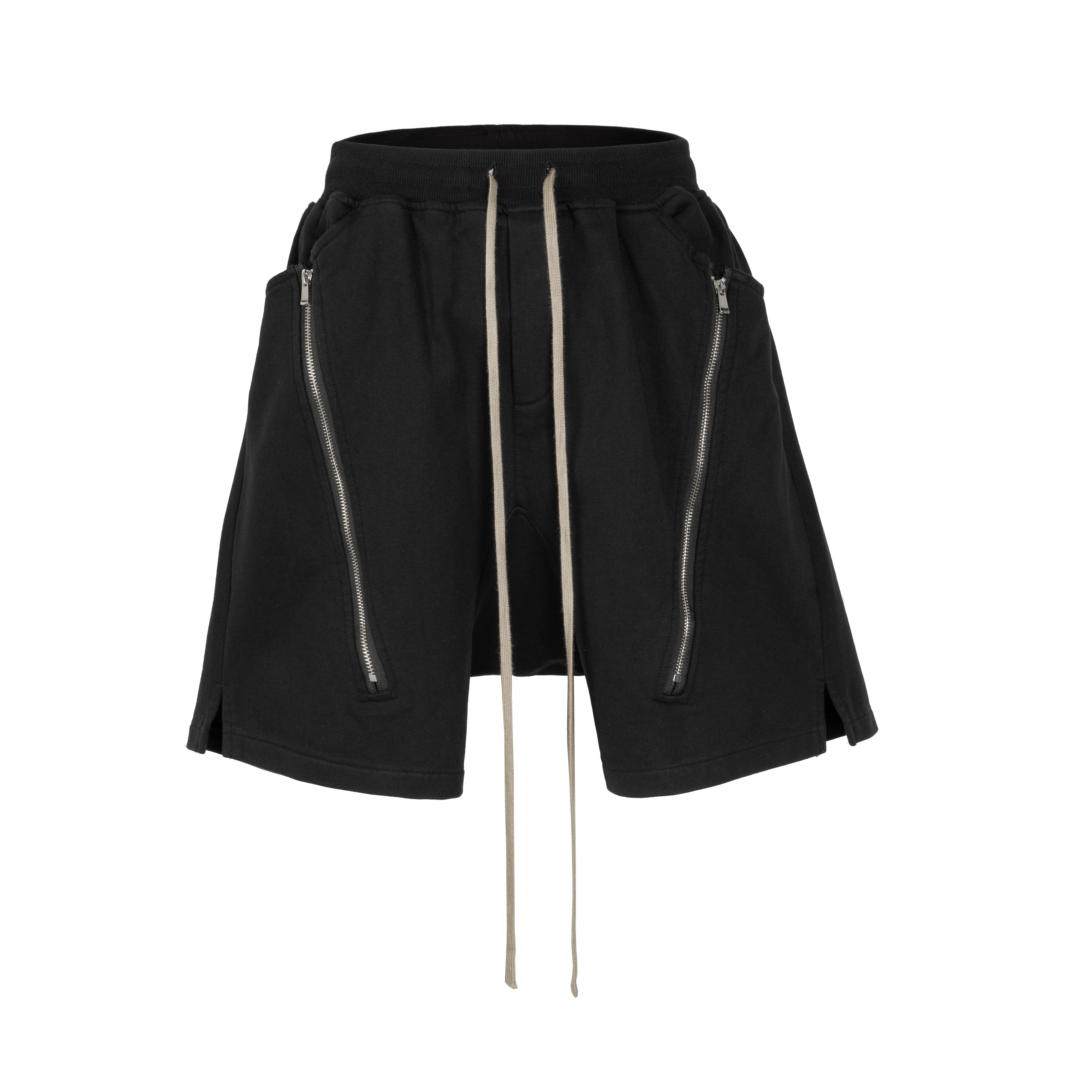 NOIR ZIP DRAWSTRING CARGO SHORTS