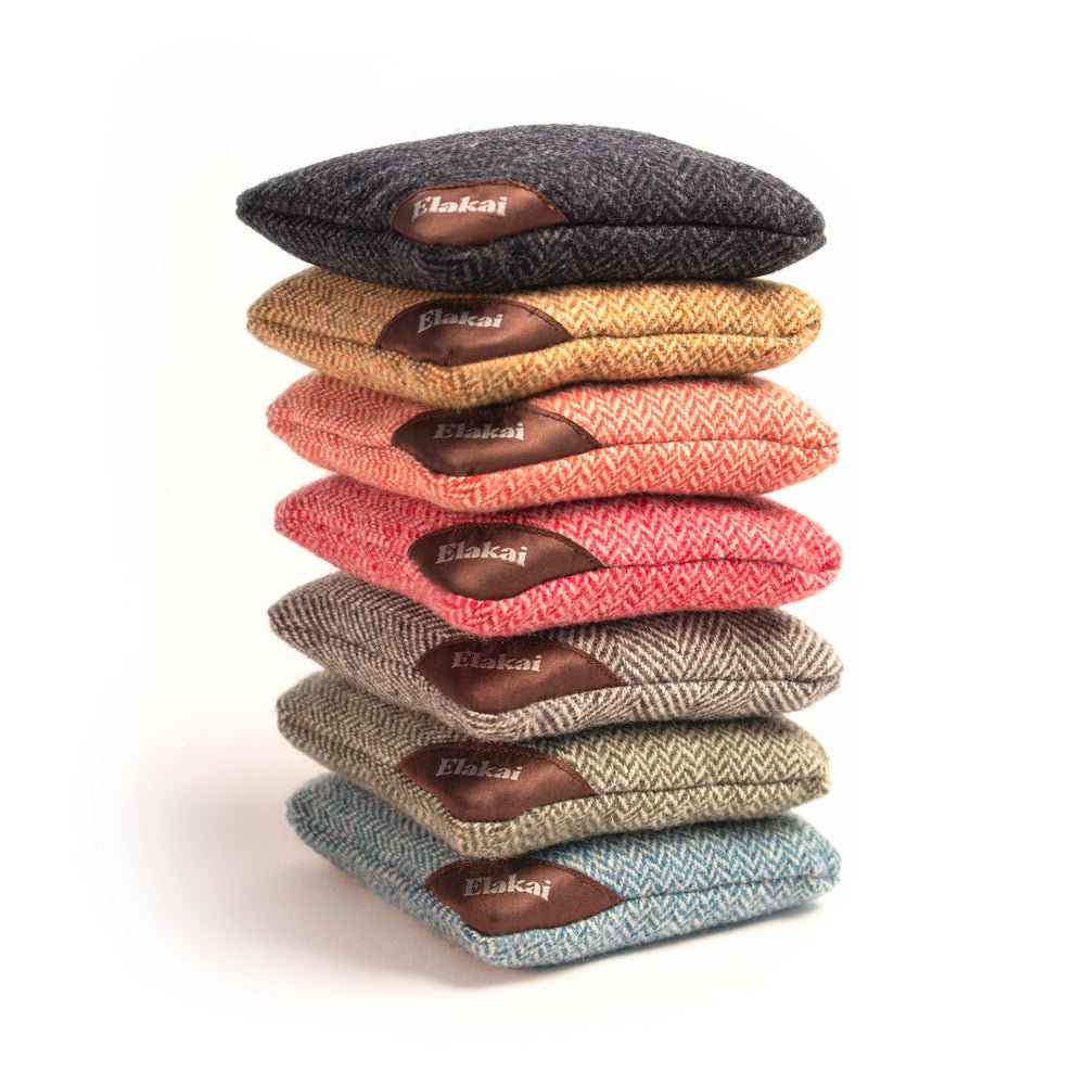 6-in Herringbone Cornhole Bags | Premium All-Weather Collection