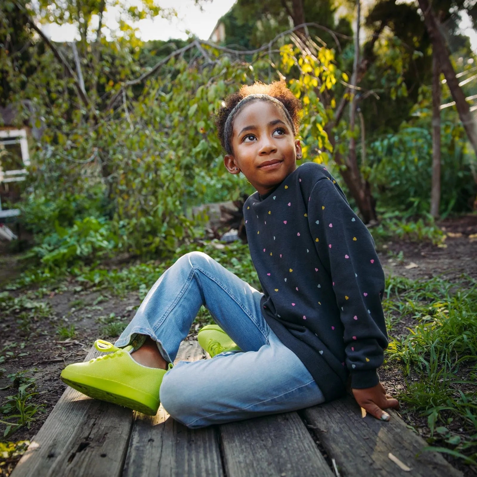 Kids Model 123: Neon Lifestyle Shoes