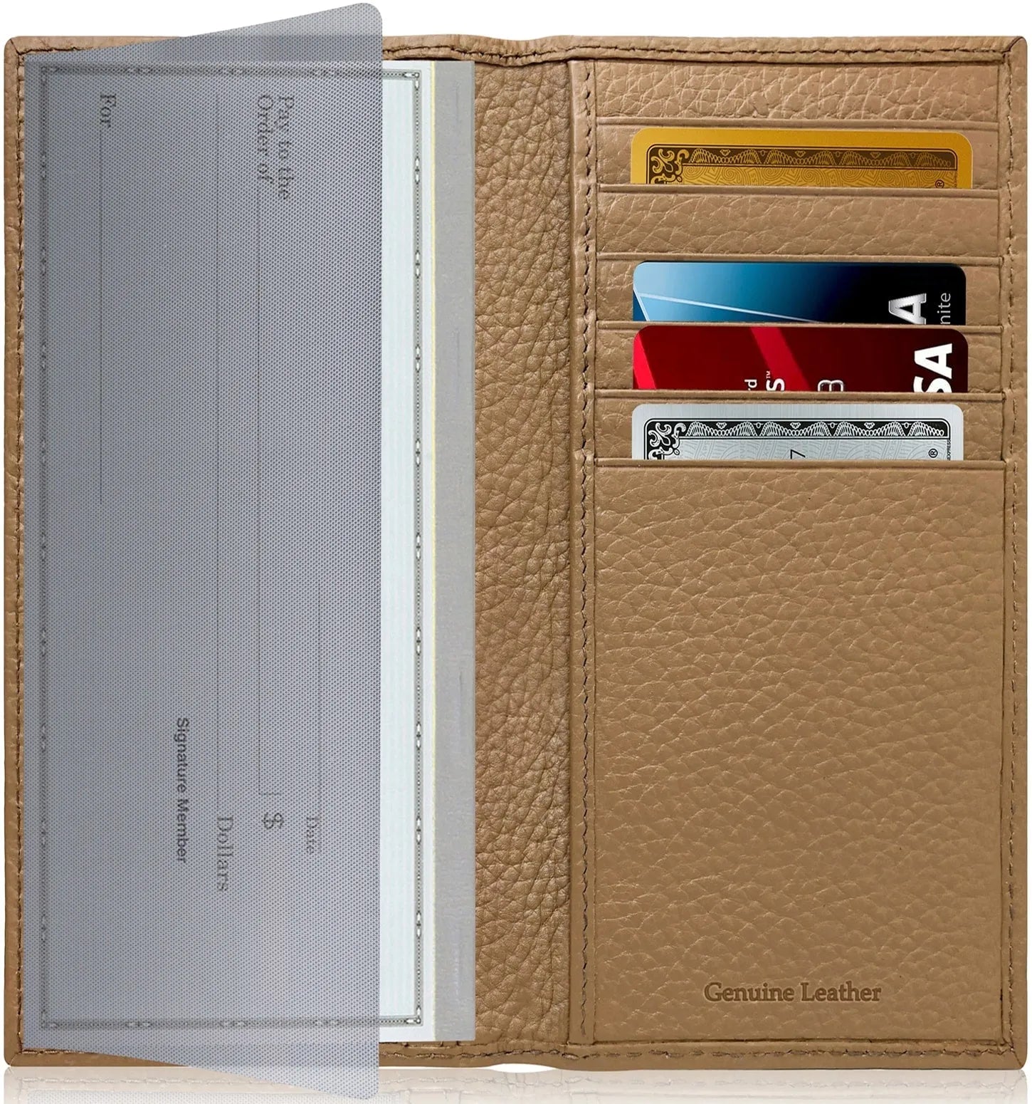 Leather Checkbook Cover