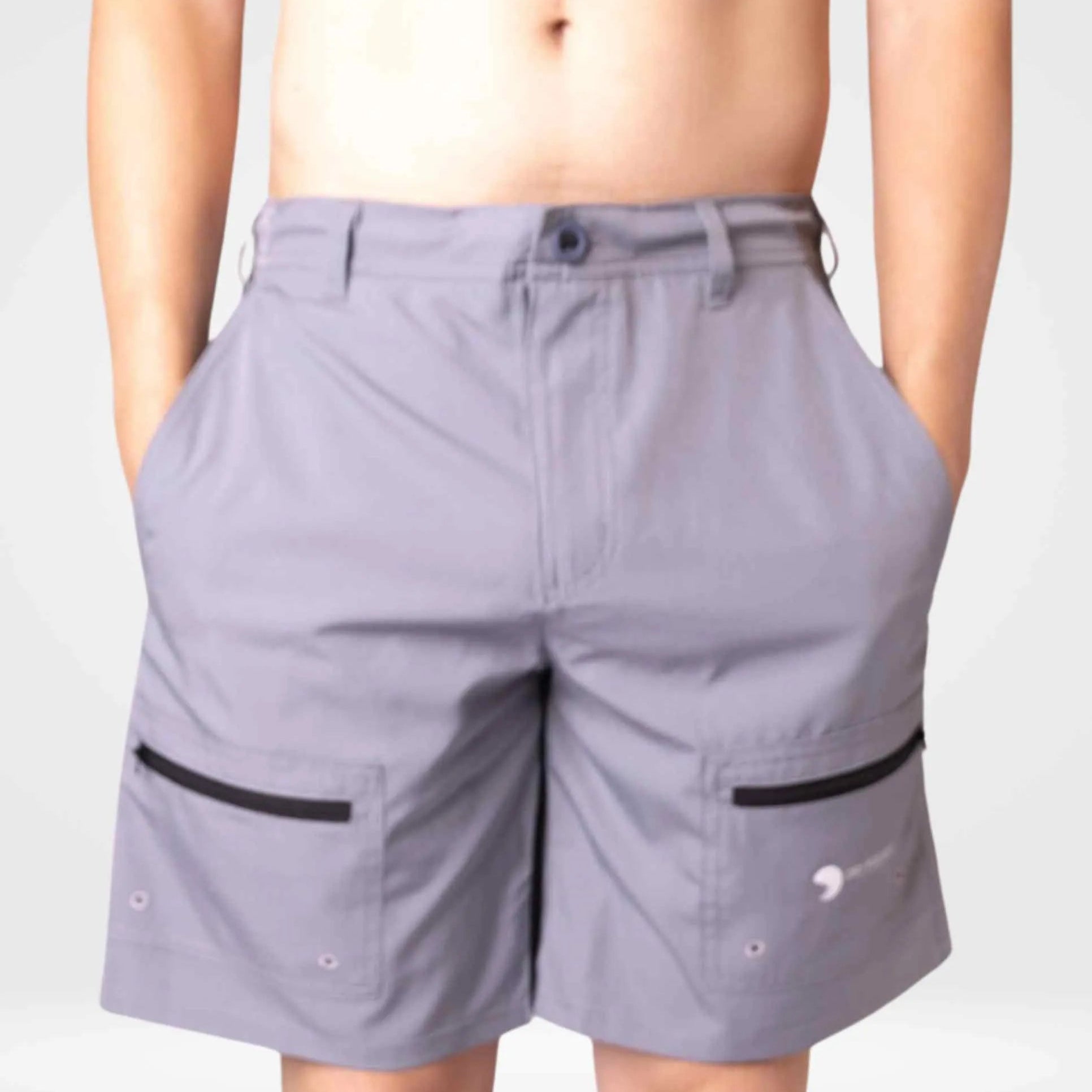 Angler - Waterproof Quick Dry Shorts With A Waterproof Pocket - 8" Inseam