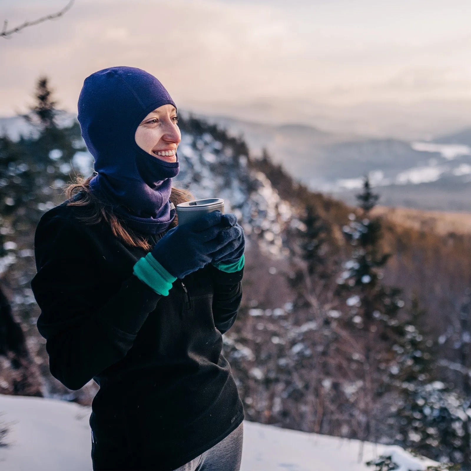 Women's Wool 1/4 Zip Wilderness