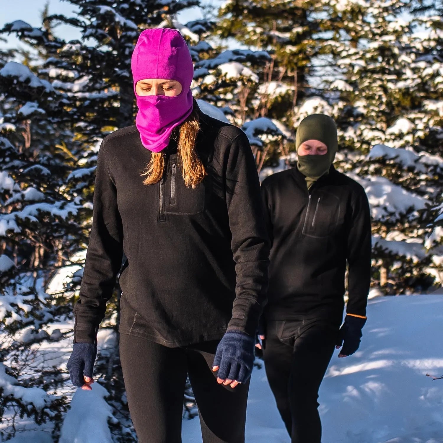 Women's Wool 1/4 Zip Wilderness