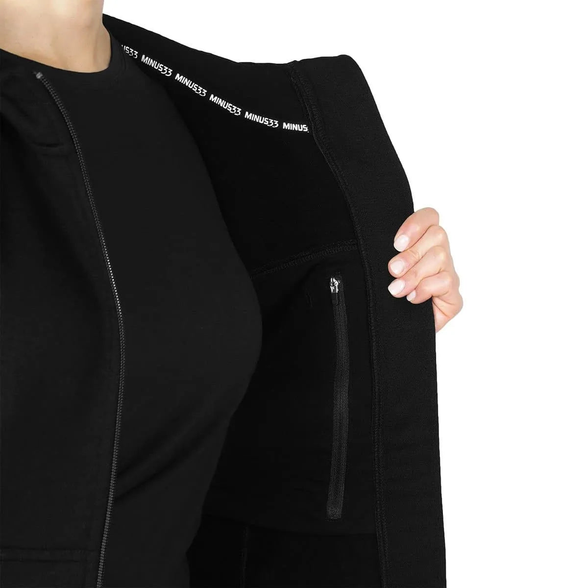 Women's Brushed Wool Hoodie Kodiak Fleece