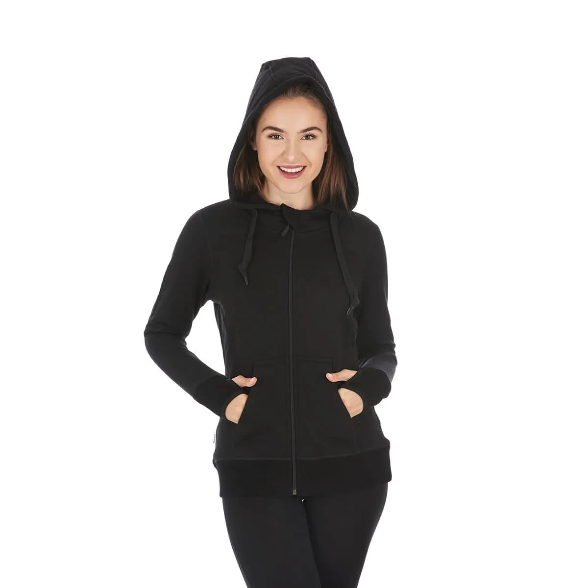 Women's Brushed Wool Hoodie Kodiak Fleece
