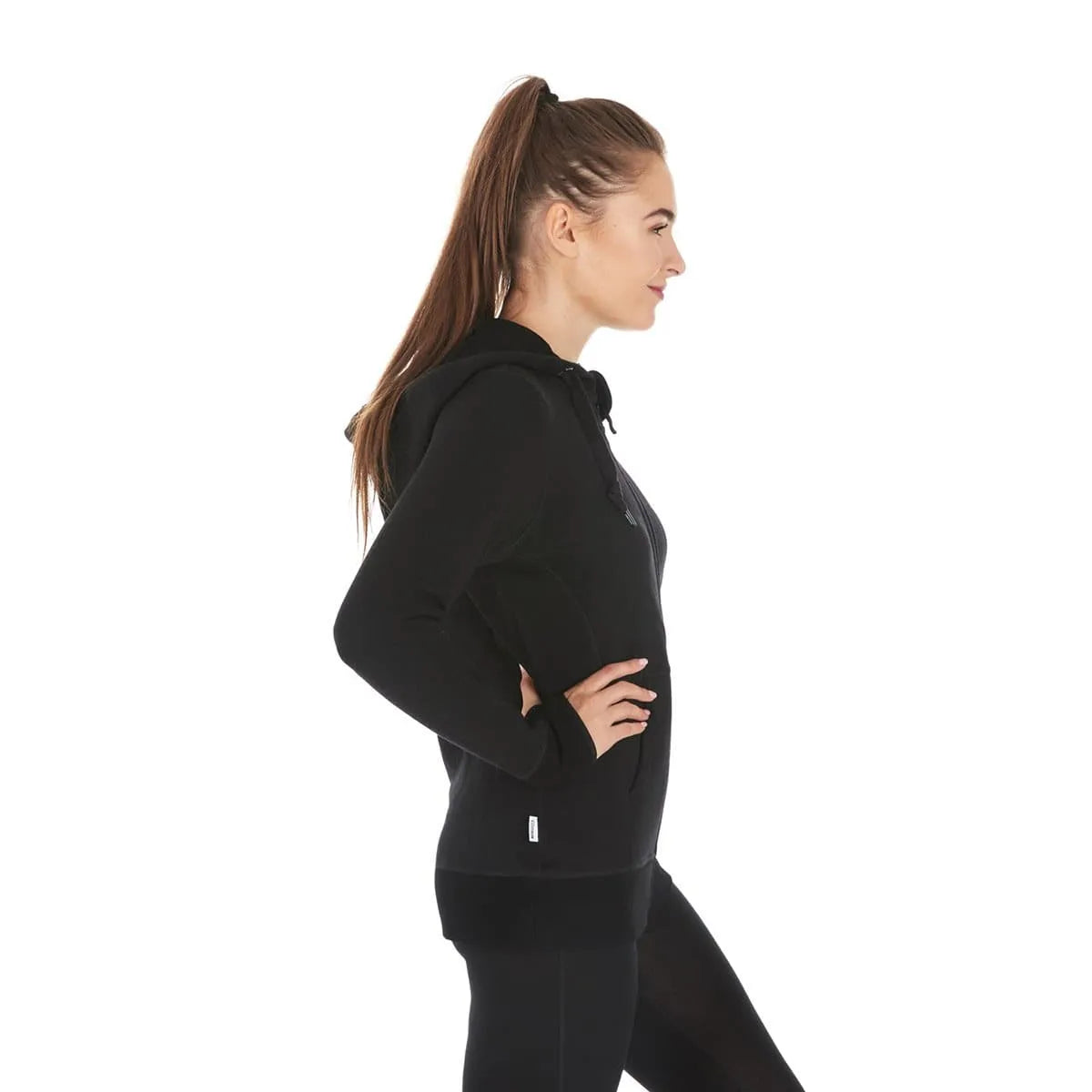 Women's Brushed Wool Hoodie Kodiak Fleece