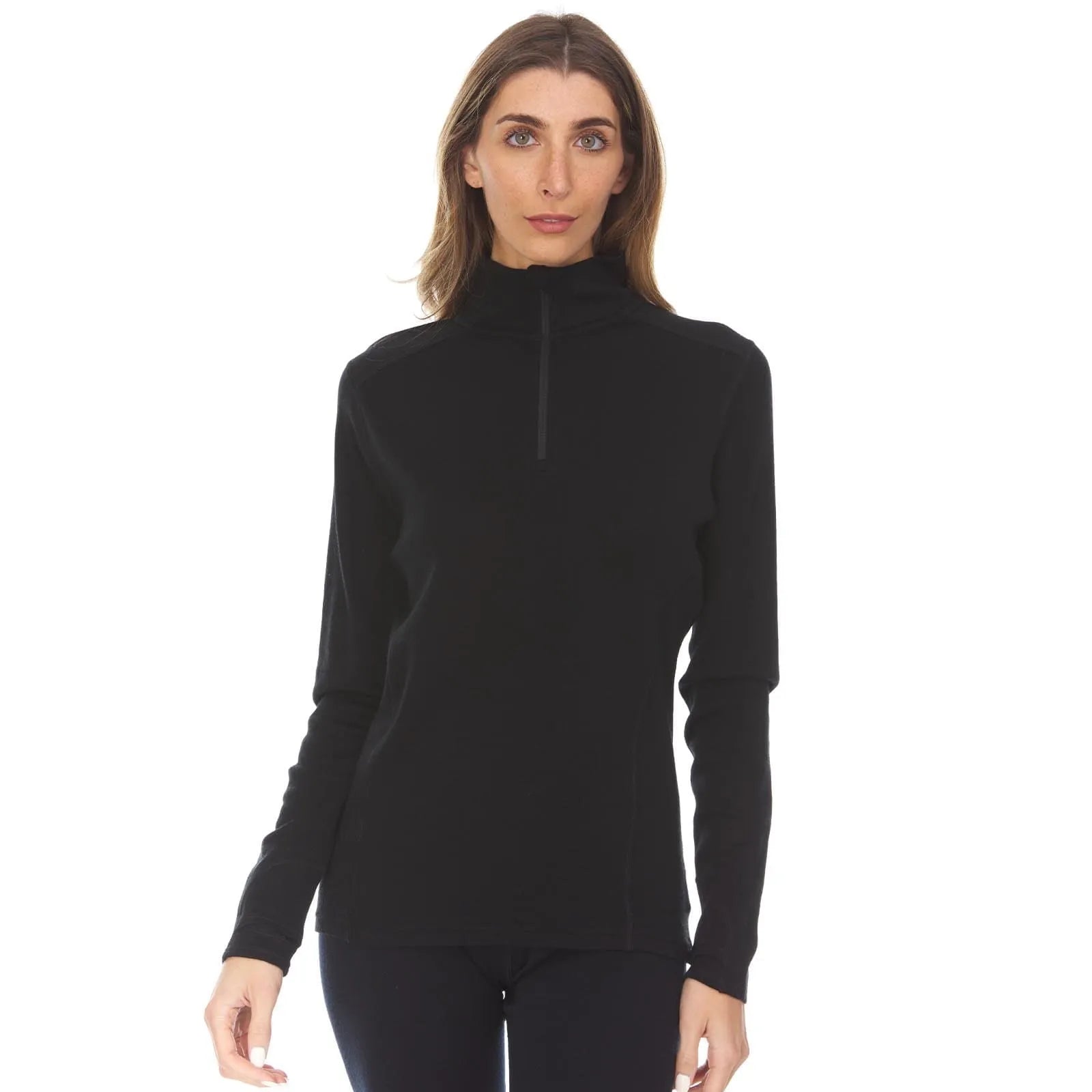 Sequoia Women's 1/4 Zip 100% Merino Wool