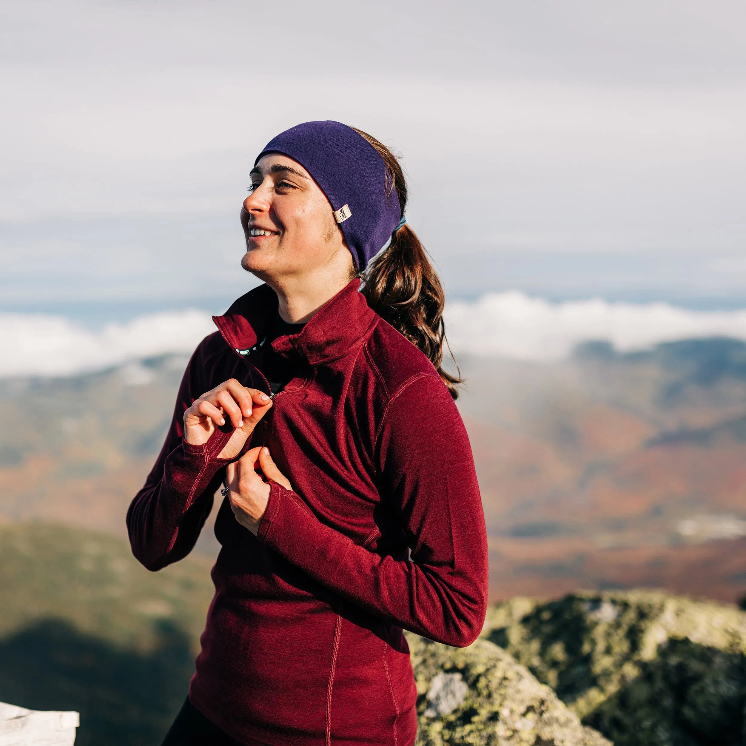 Sequoia Women's 1/4 Zip 100% Merino Wool