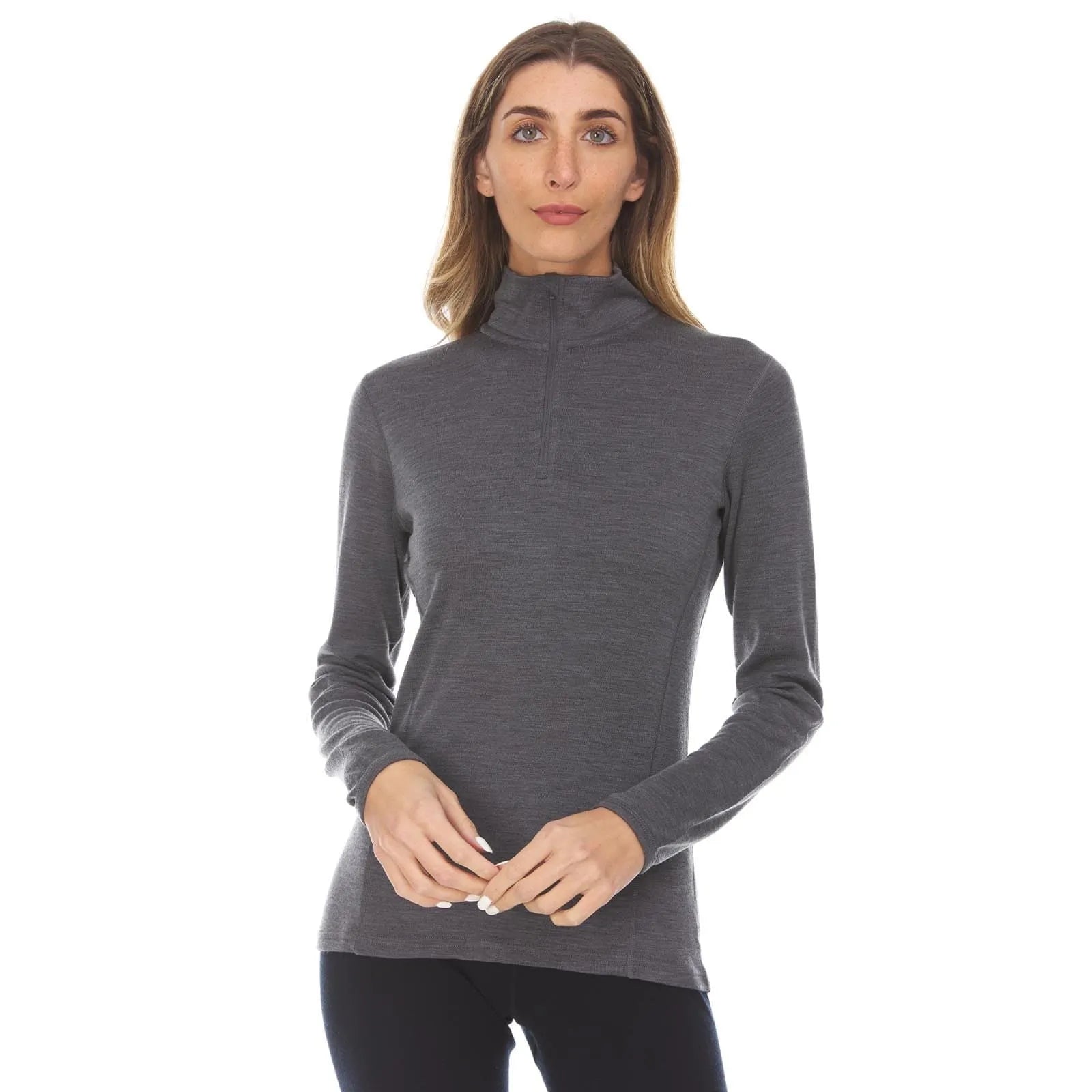 Sequoia Women's 1/4 Zip 100% Merino Wool