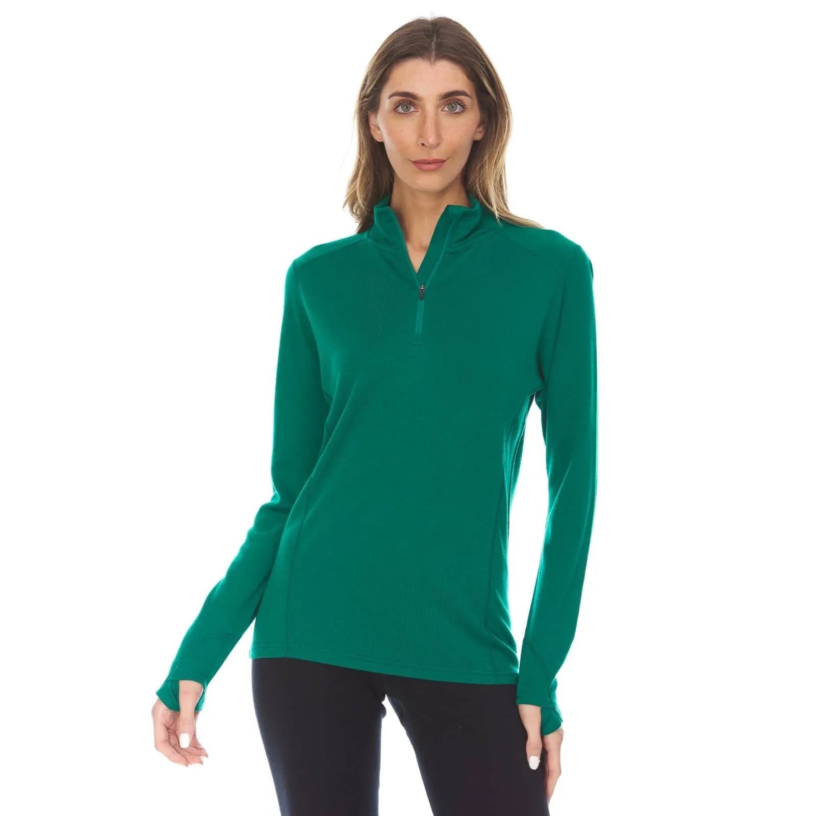 Sequoia Women's 1/4 Zip 100% Merino Wool