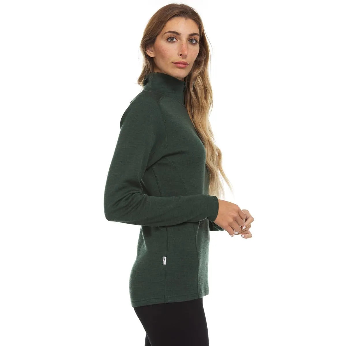 Sequoia Women's 1/4 Zip 100% Merino Wool