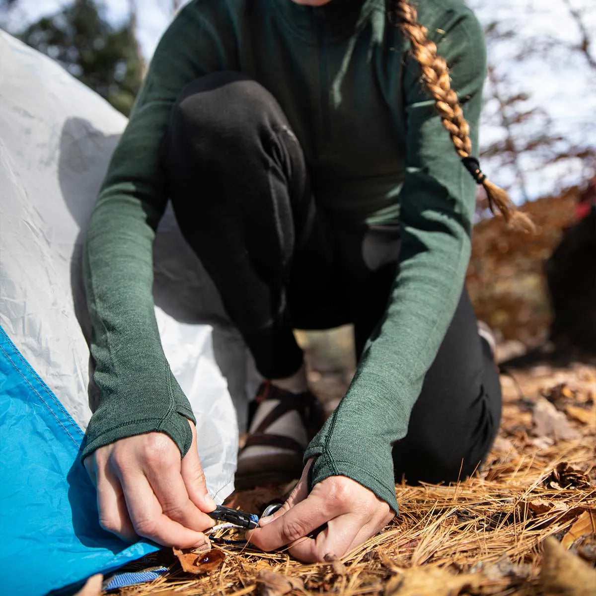 Sequoia Women's 1/4 Zip 100% Merino Wool