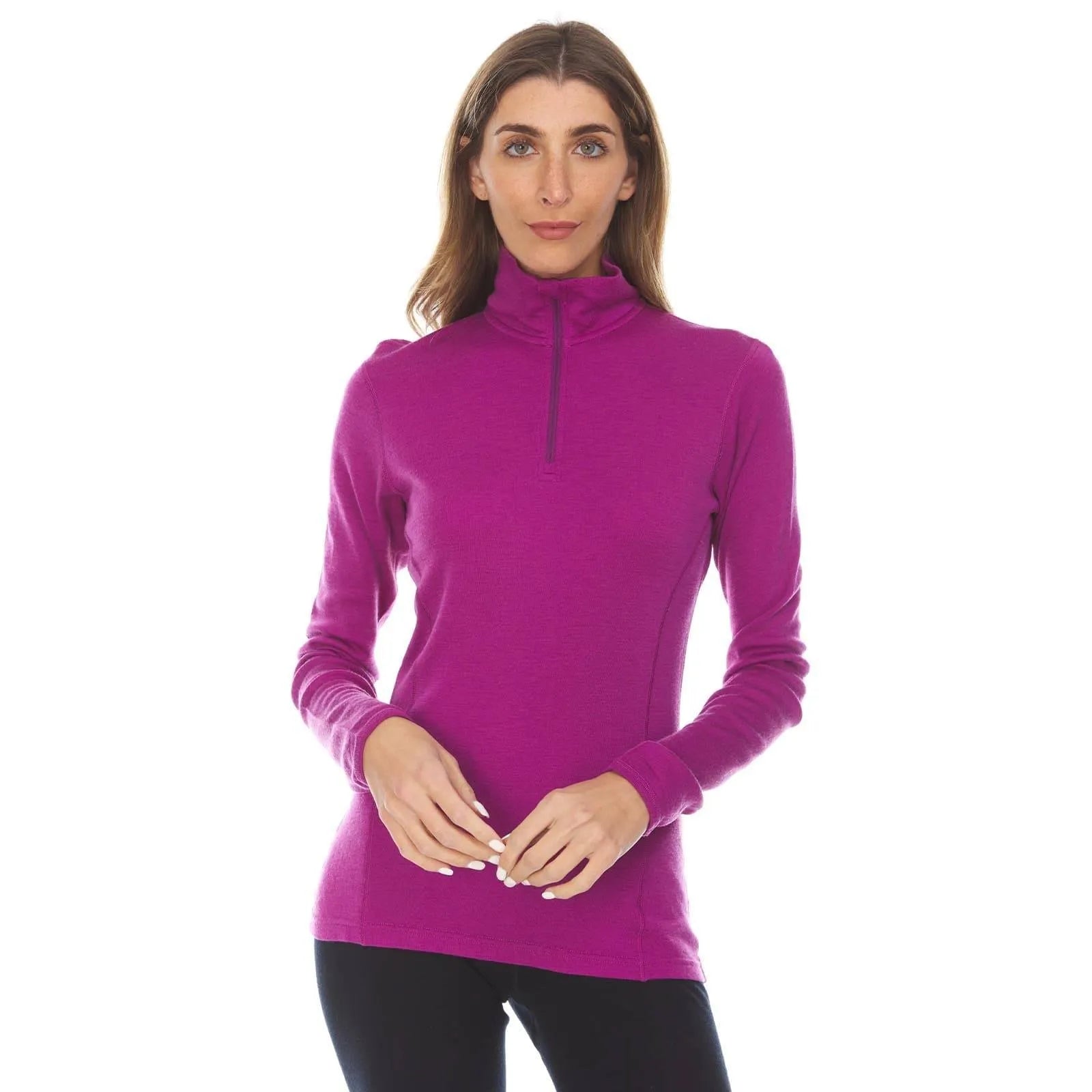 Sequoia Women's 1/4 Zip 100% Merino Wool
