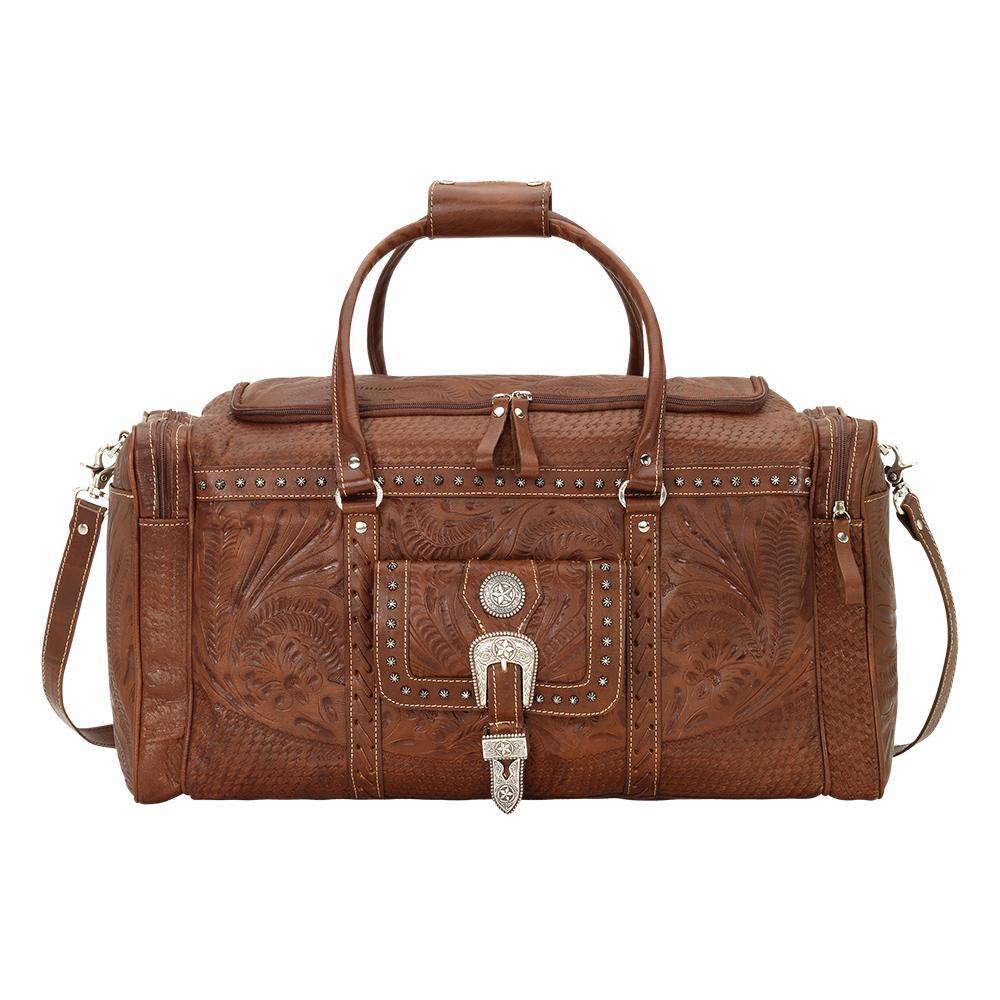 Classic Zip-Top Duffel Bag w/ Front Pouch and Side Zipper Pockets