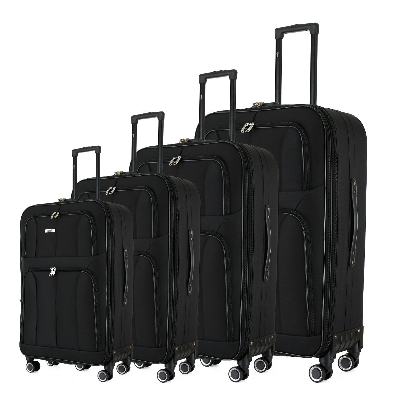 Grace Soft shell Expandable 4-Piece Spinner Luggage Set with Lock