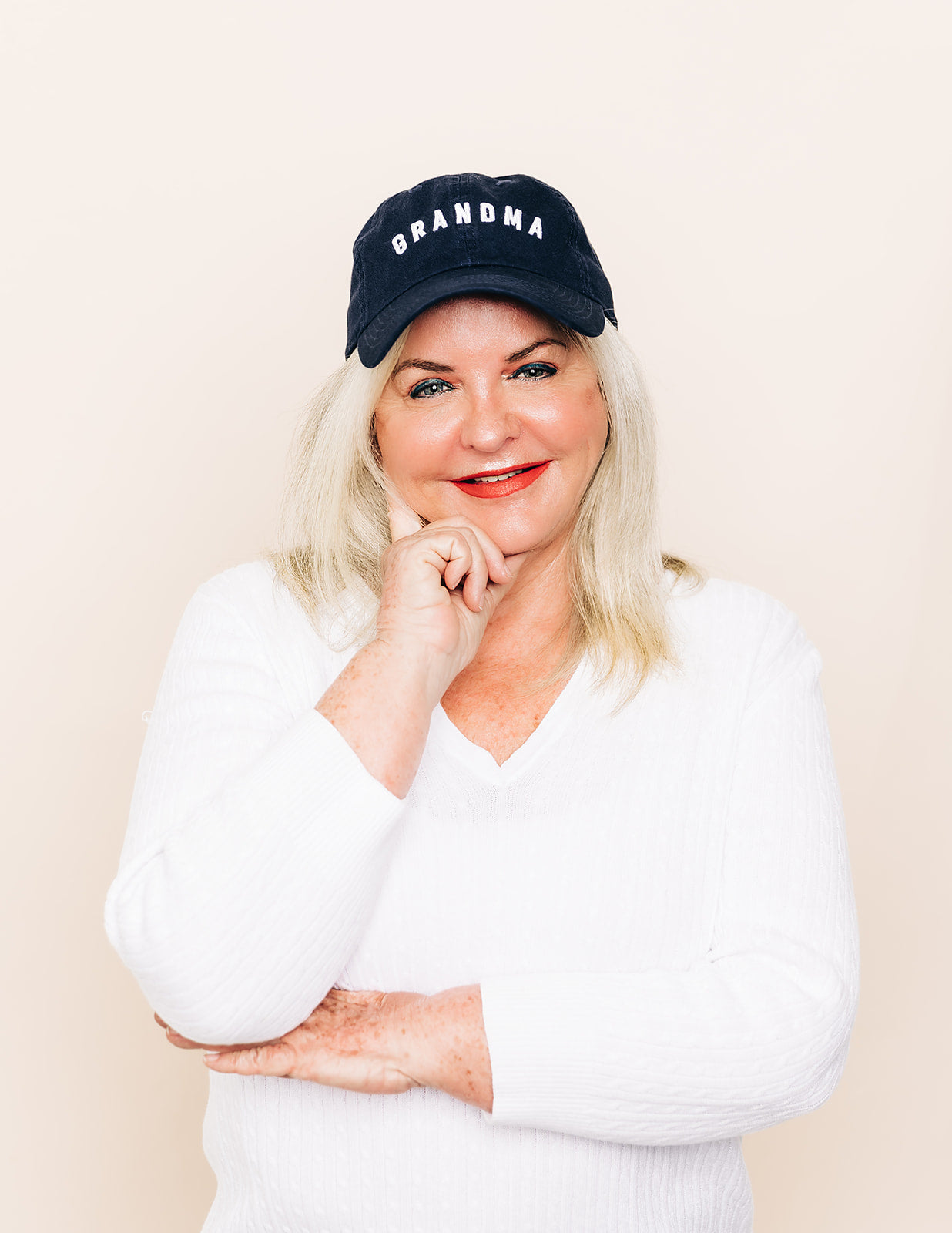 Minimal Grandma Logo Baseball Hat