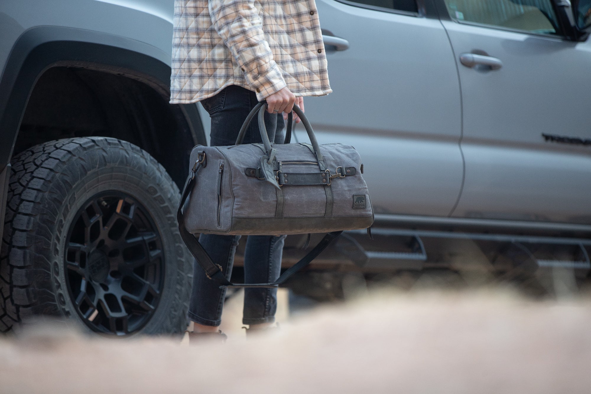 45L Canvas Weekender Bag