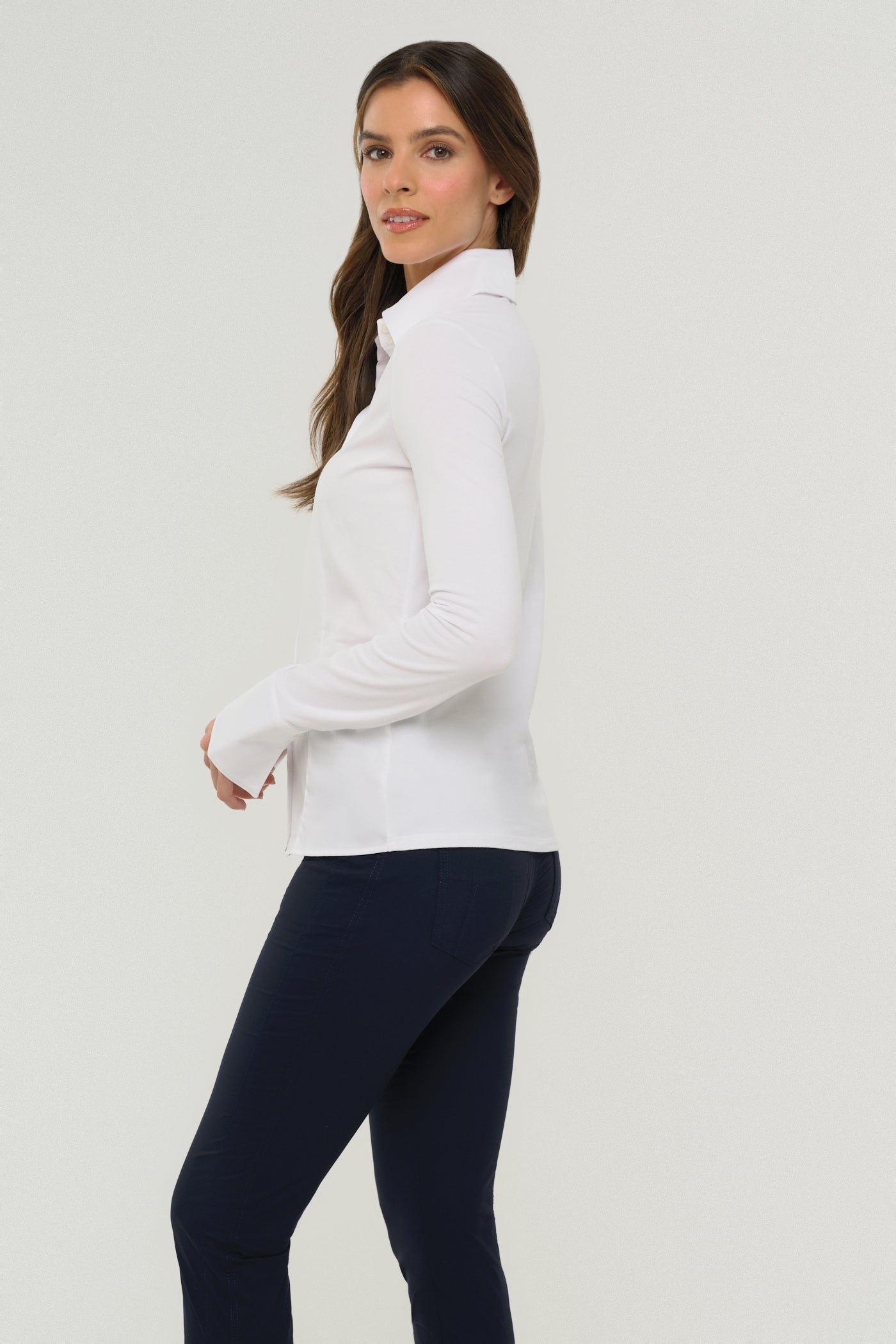 Alida Button Down Poplin Shirt