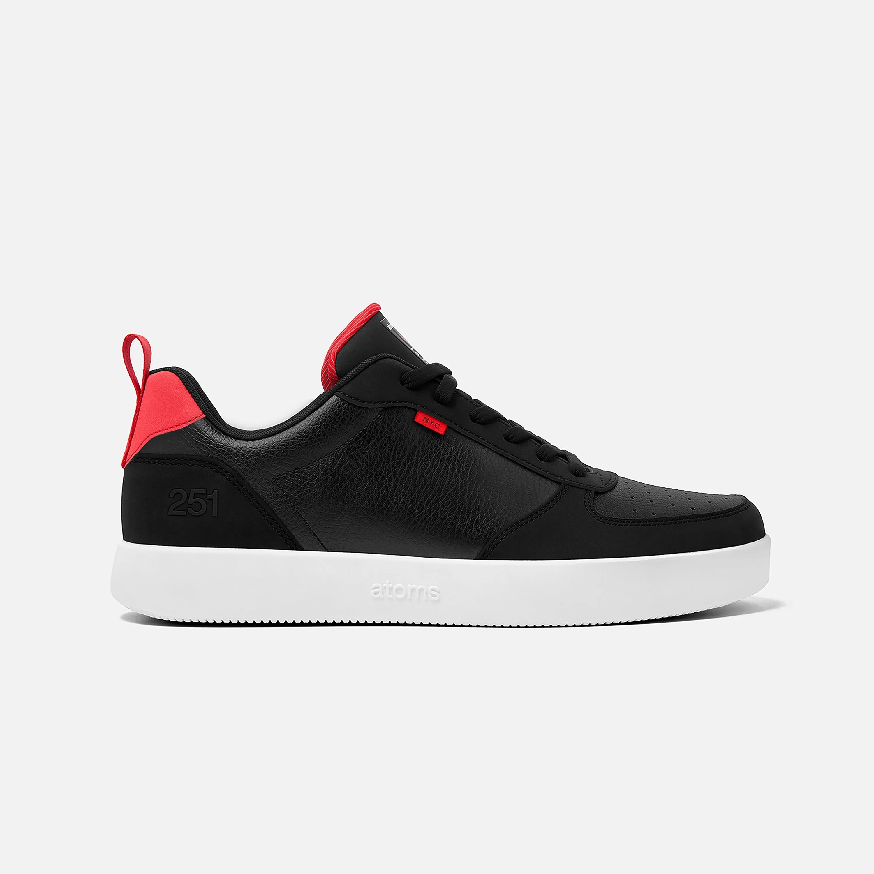 Model 251 Low: Red & Black Lifestyle Shoes