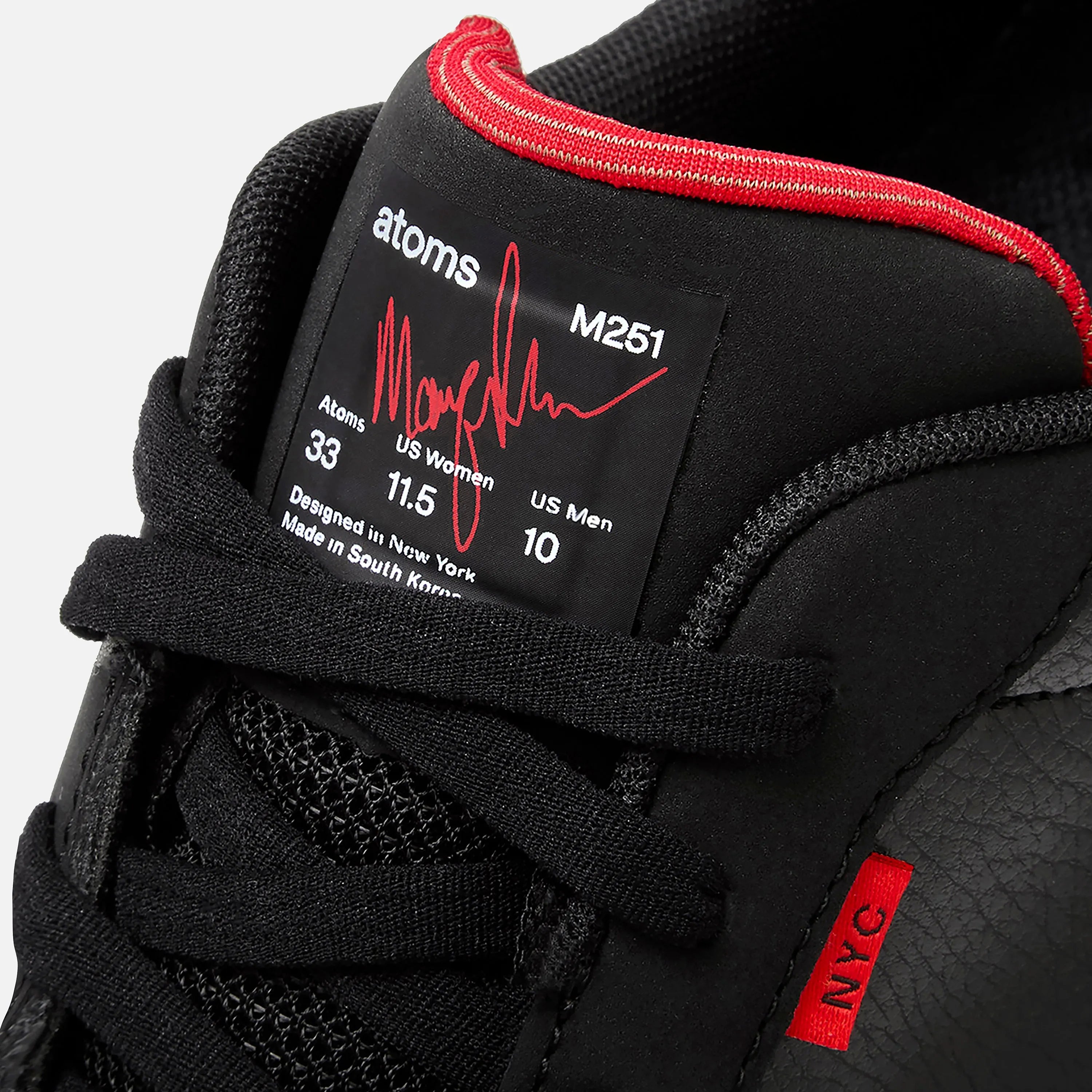 Model 251 Low: Red & Black Lifestyle Shoes