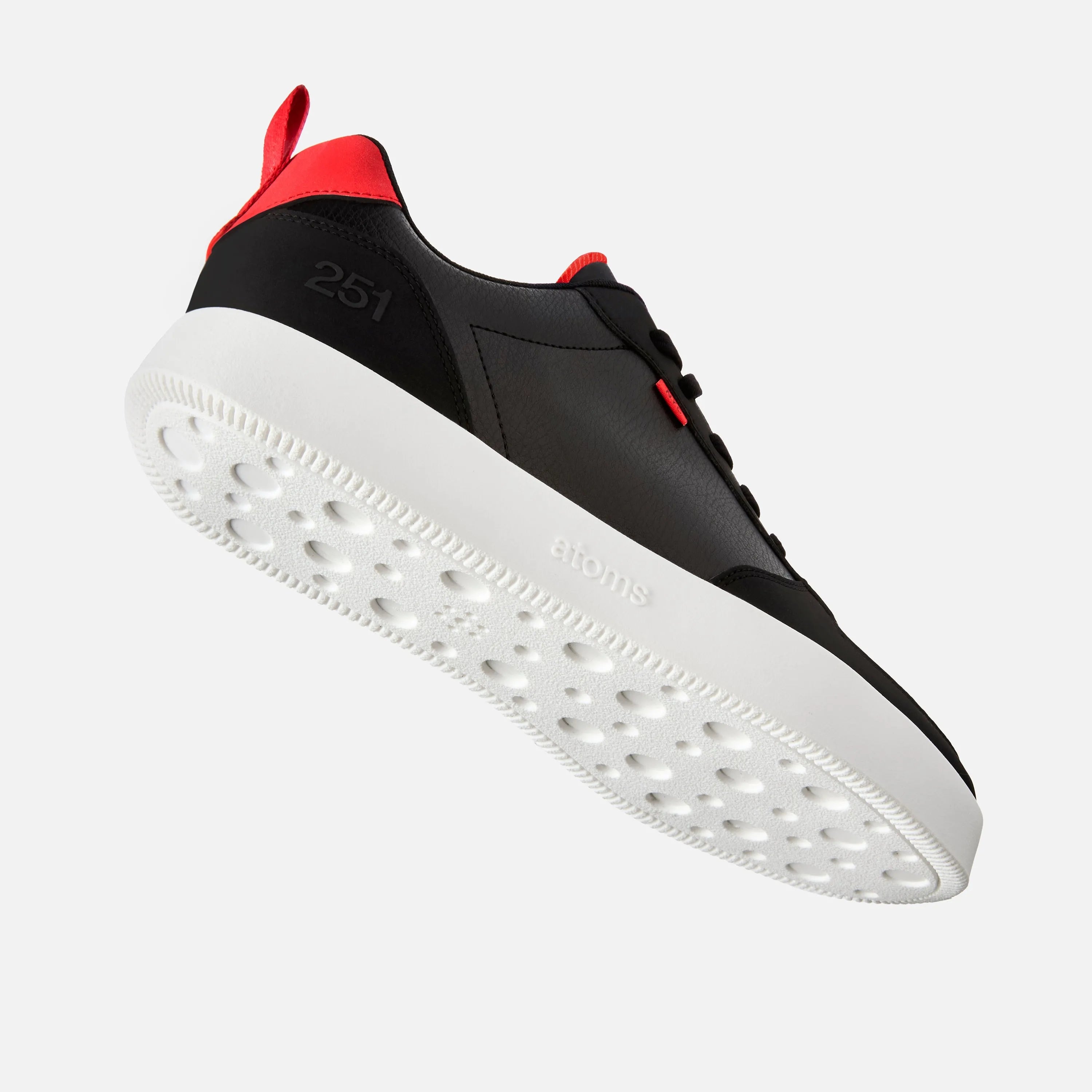 Model 251 Low: Red & Black Lifestyle Shoes