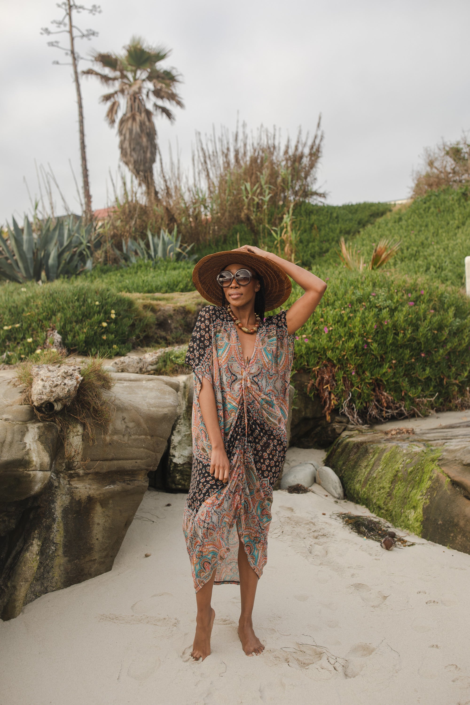 Actius Caftan Kaftan Dress in Taj