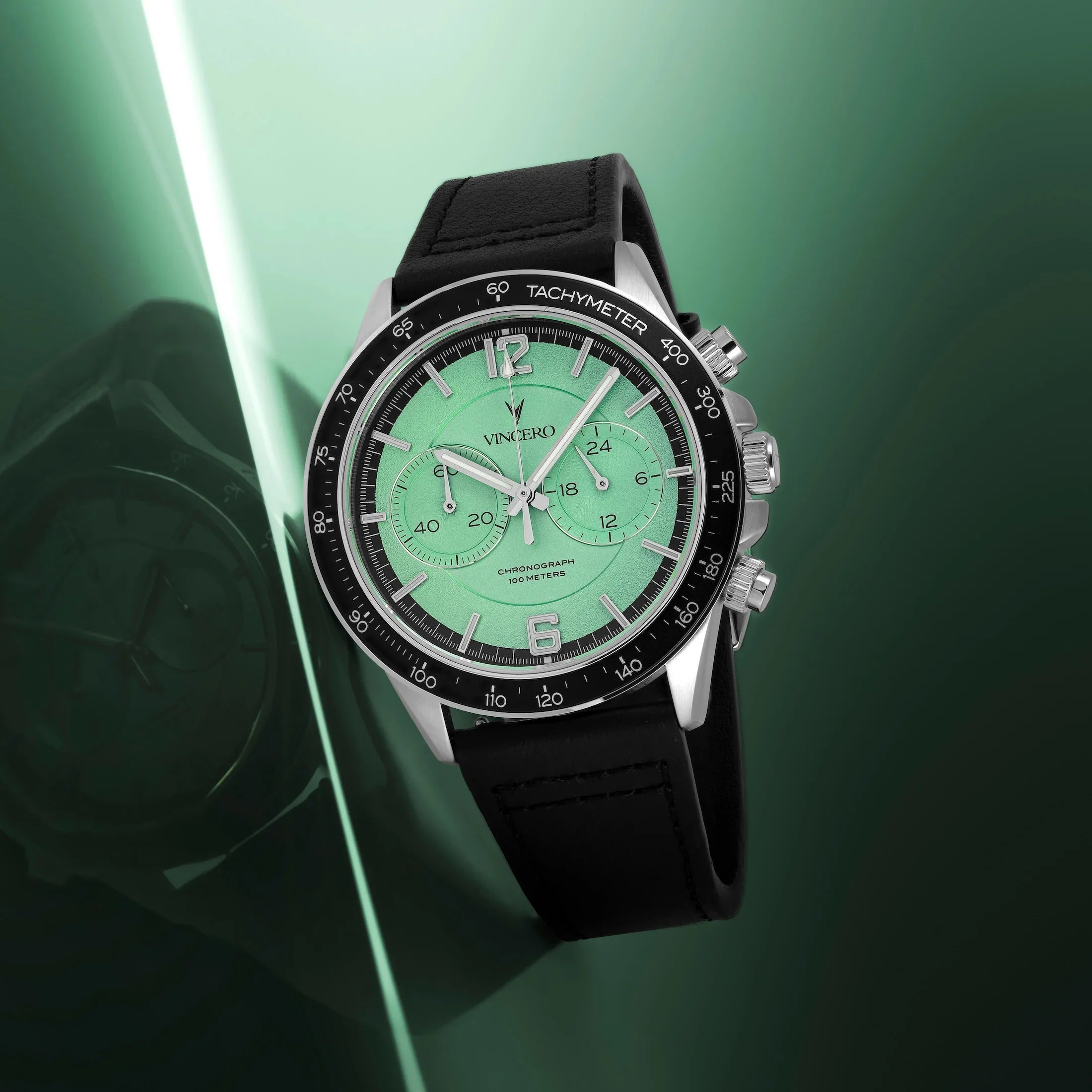 The Apex Prism Men's Watch - Frosted Jade