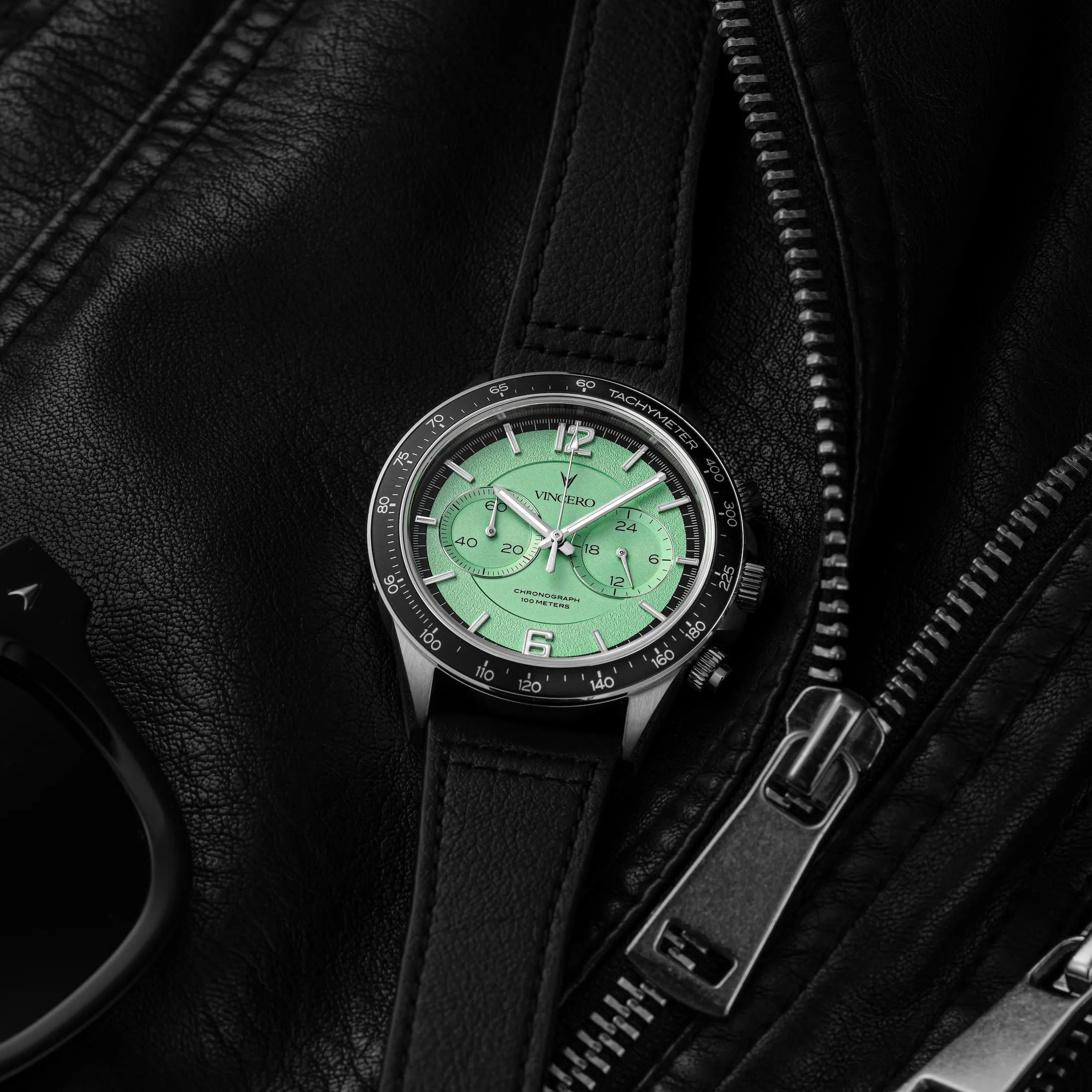 The Apex Prism Men's Watch - Frosted Jade