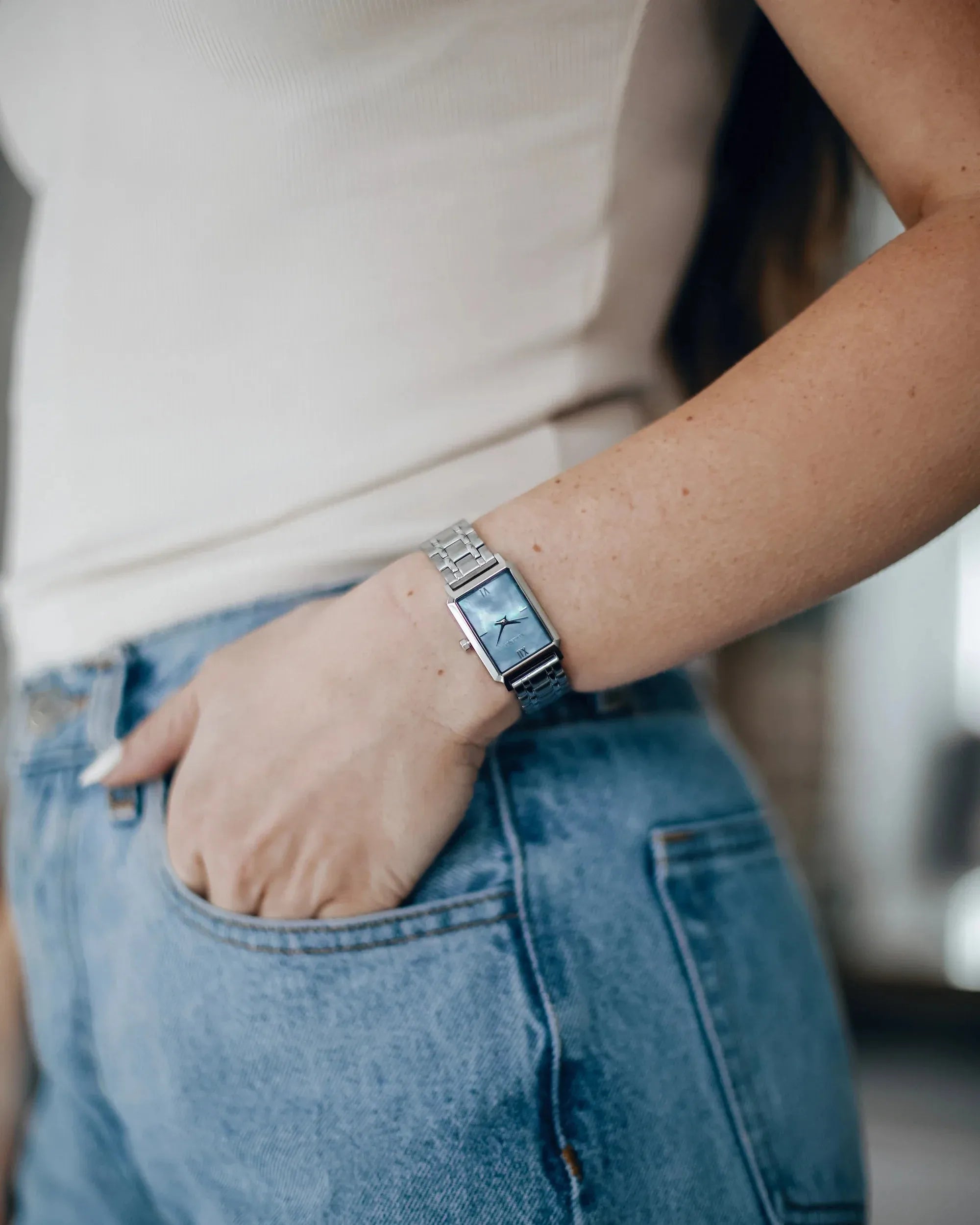 Ava S2 Women's Watches - Blue Pearl