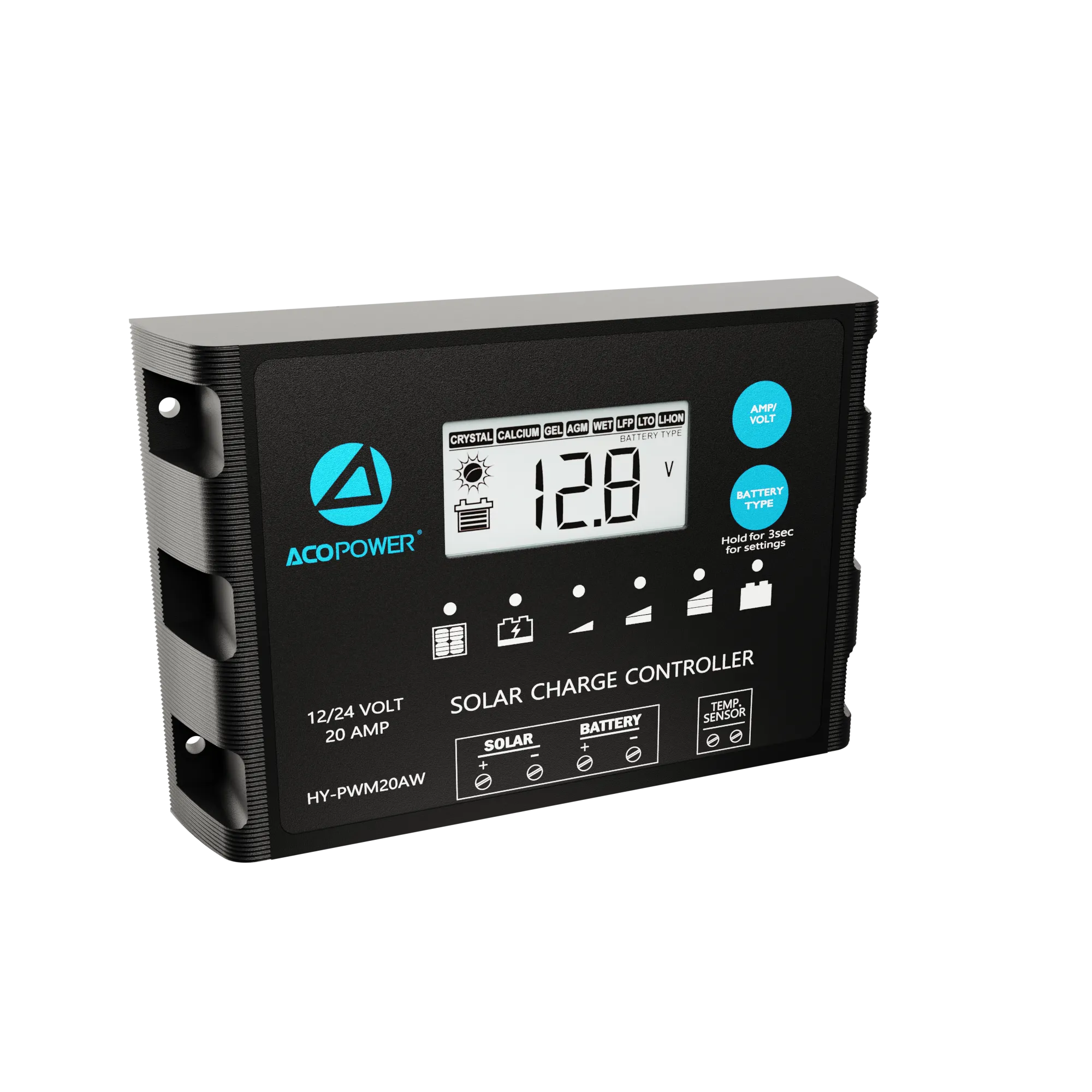 ACOPOWER ProteusX 20A PWM Charge Controller